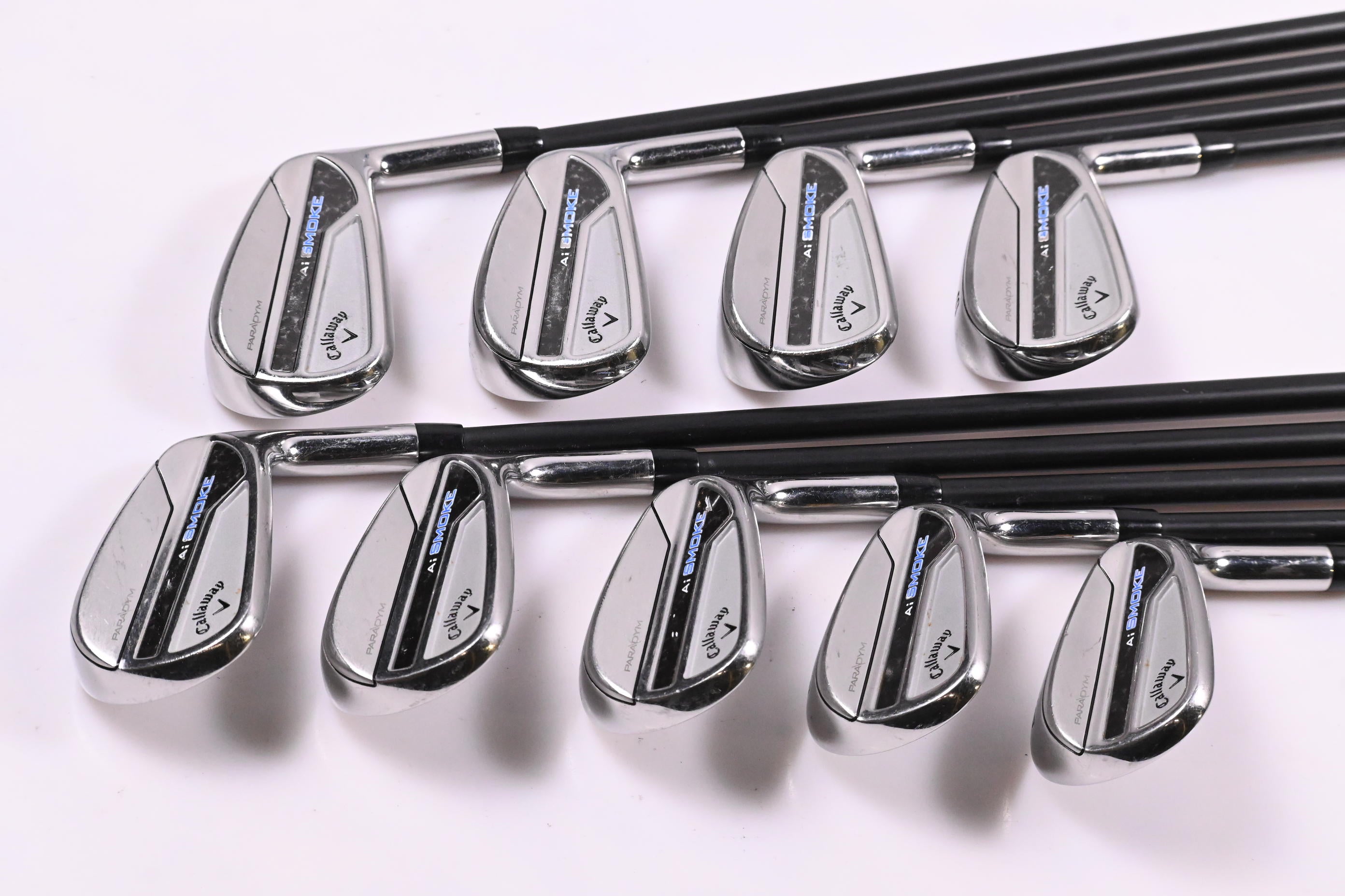 Callaway Paradym Ai Smoke Irons / 5-PW+AW+GW+SW / Regular Flex Cypher 2.0 60