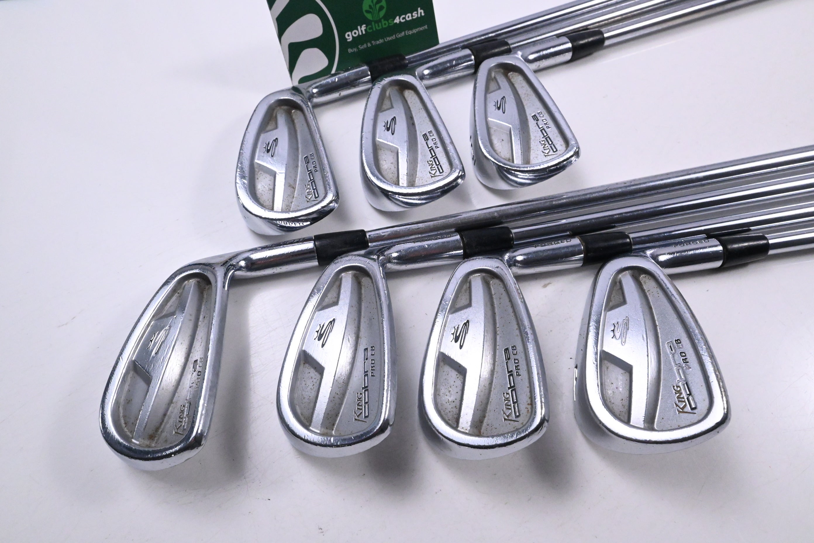 Cobra Pro CB Irons / 4-PW / Regular Plus Flex Project X Precision Shafts