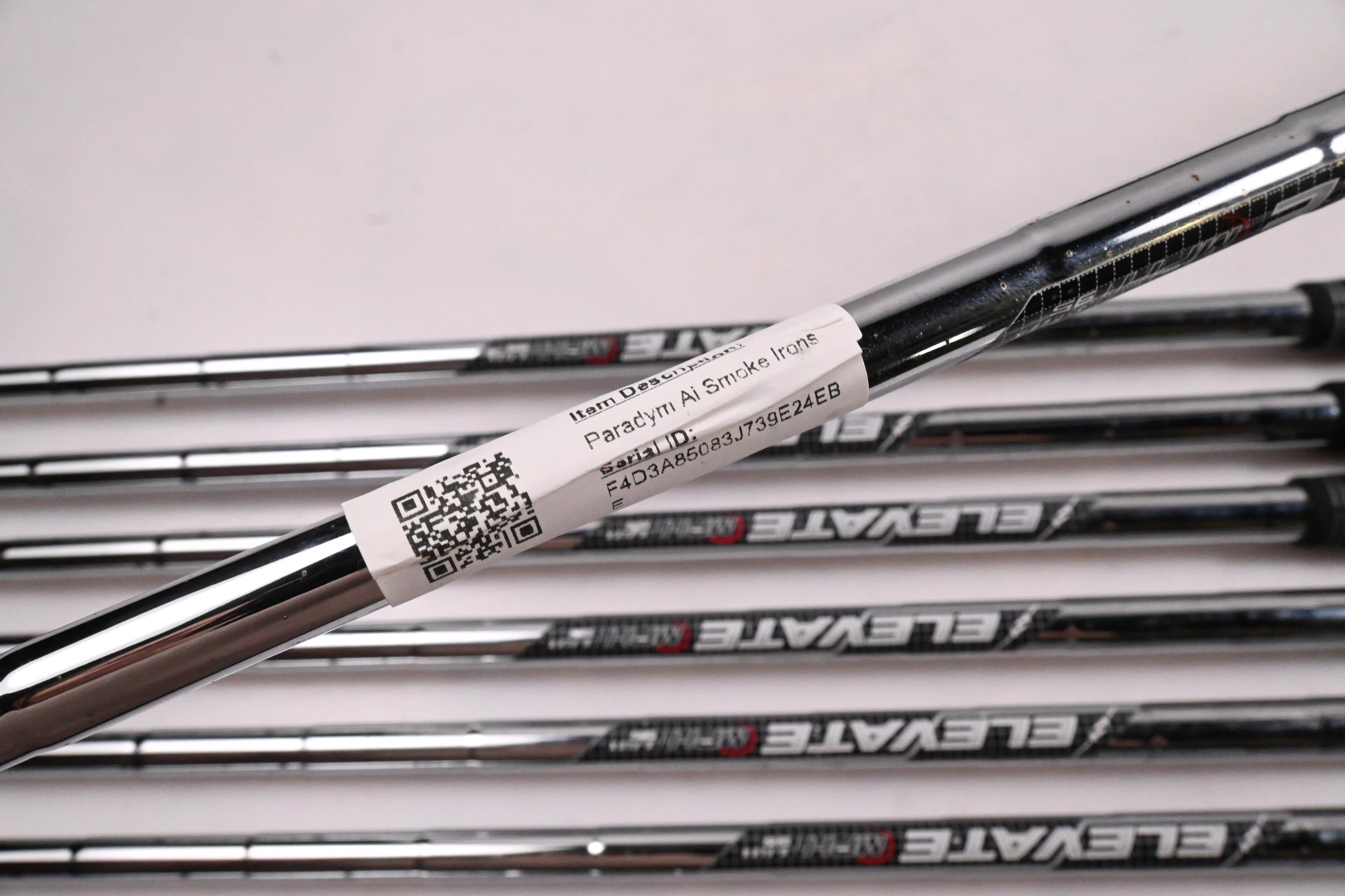 Callaway Paradym Ai Smoke Irons / 4-PW+SW / Stiff Flex Elevate MPH 95 Shafts