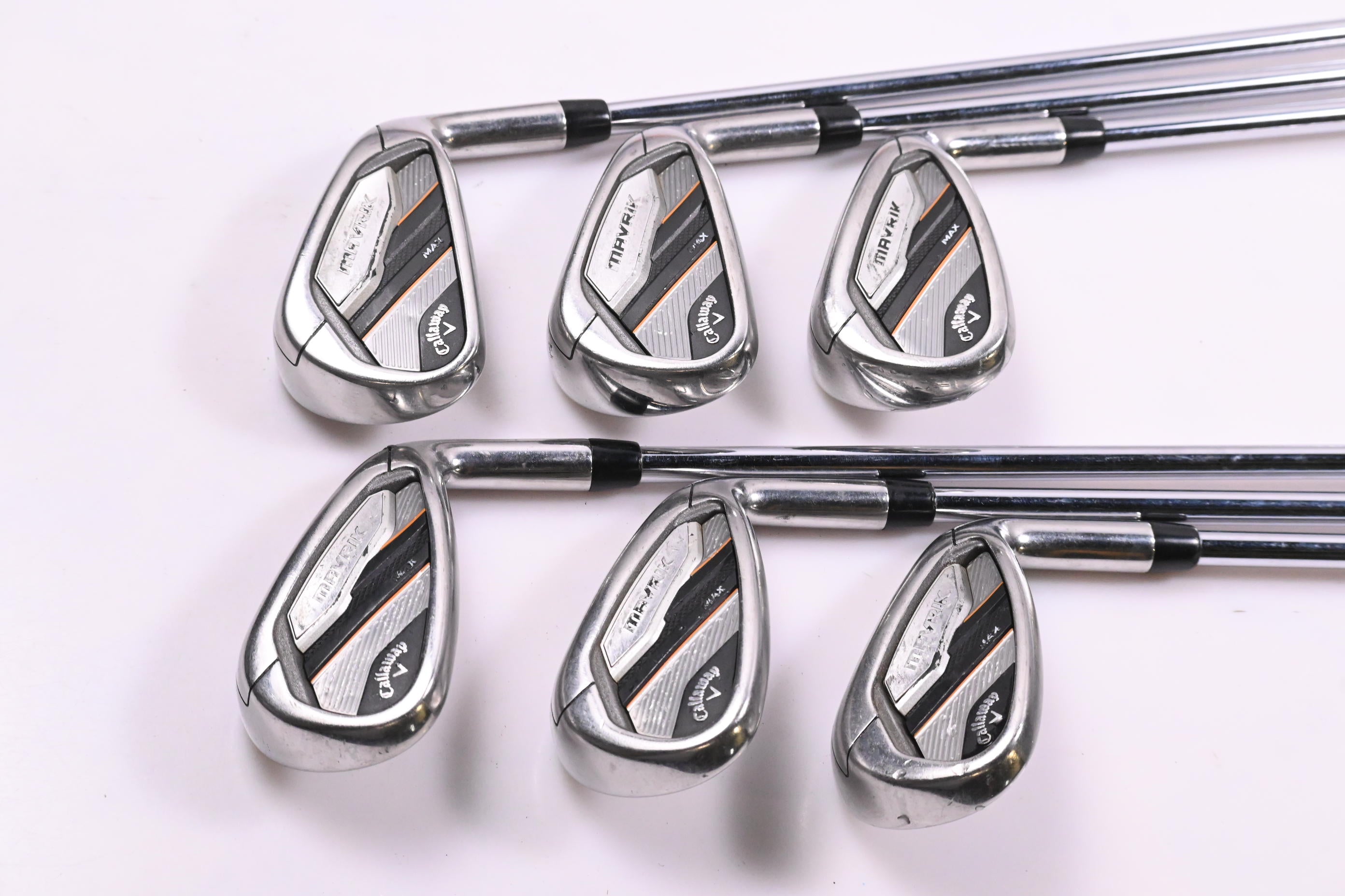 Callaway Mavrik Max Irons / 6-PW+AW / Regular Flex KBS MAX 80 Shafts
