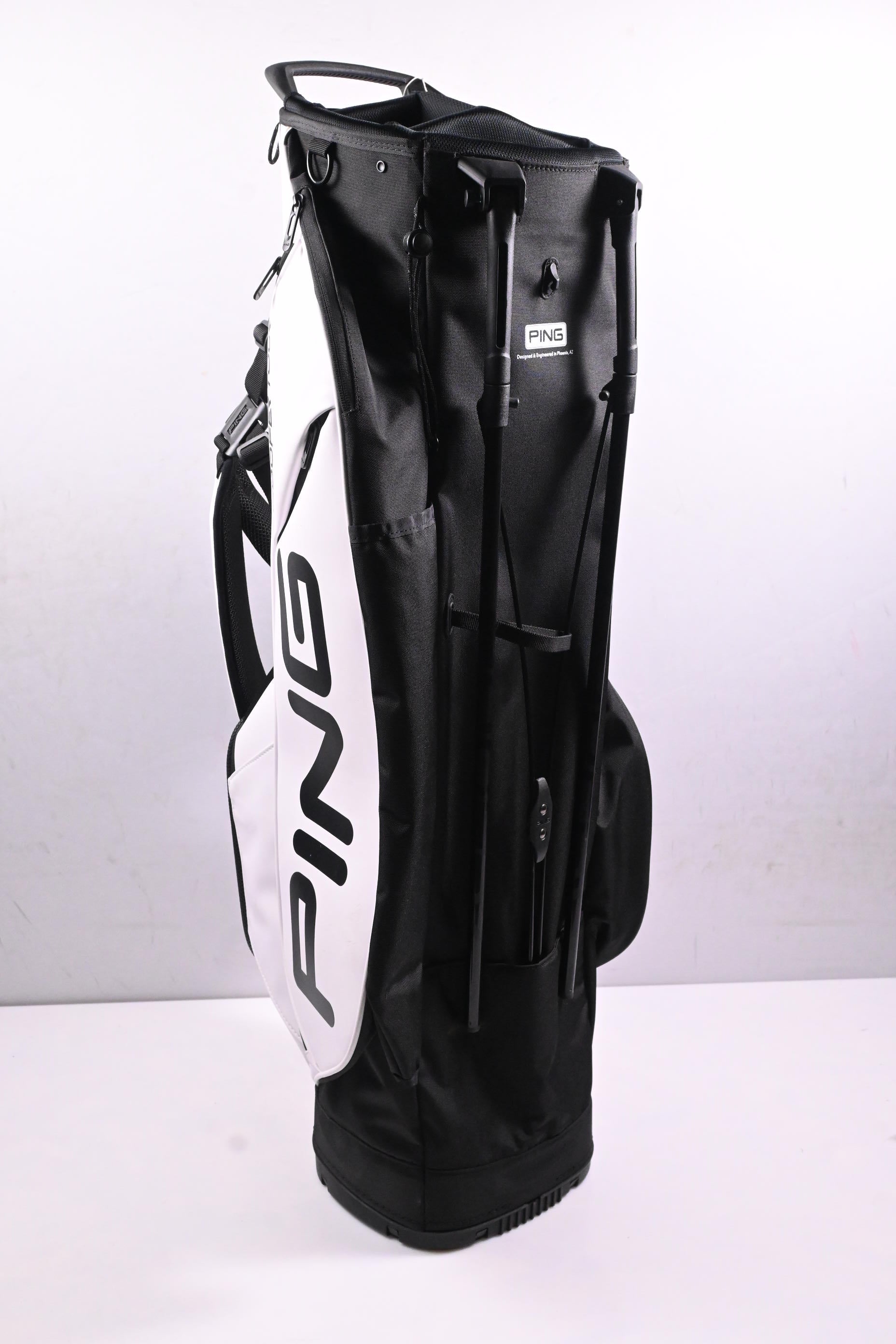 Ping Hoofer Tour Stand Bag / 5-Way Divider / White, Black
