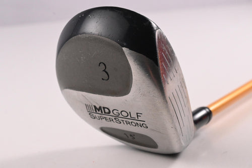 MD Golf Superstrong EQL #3 Wood / 15 Degree / Stiff Flex UST Proforce Gold Shaft