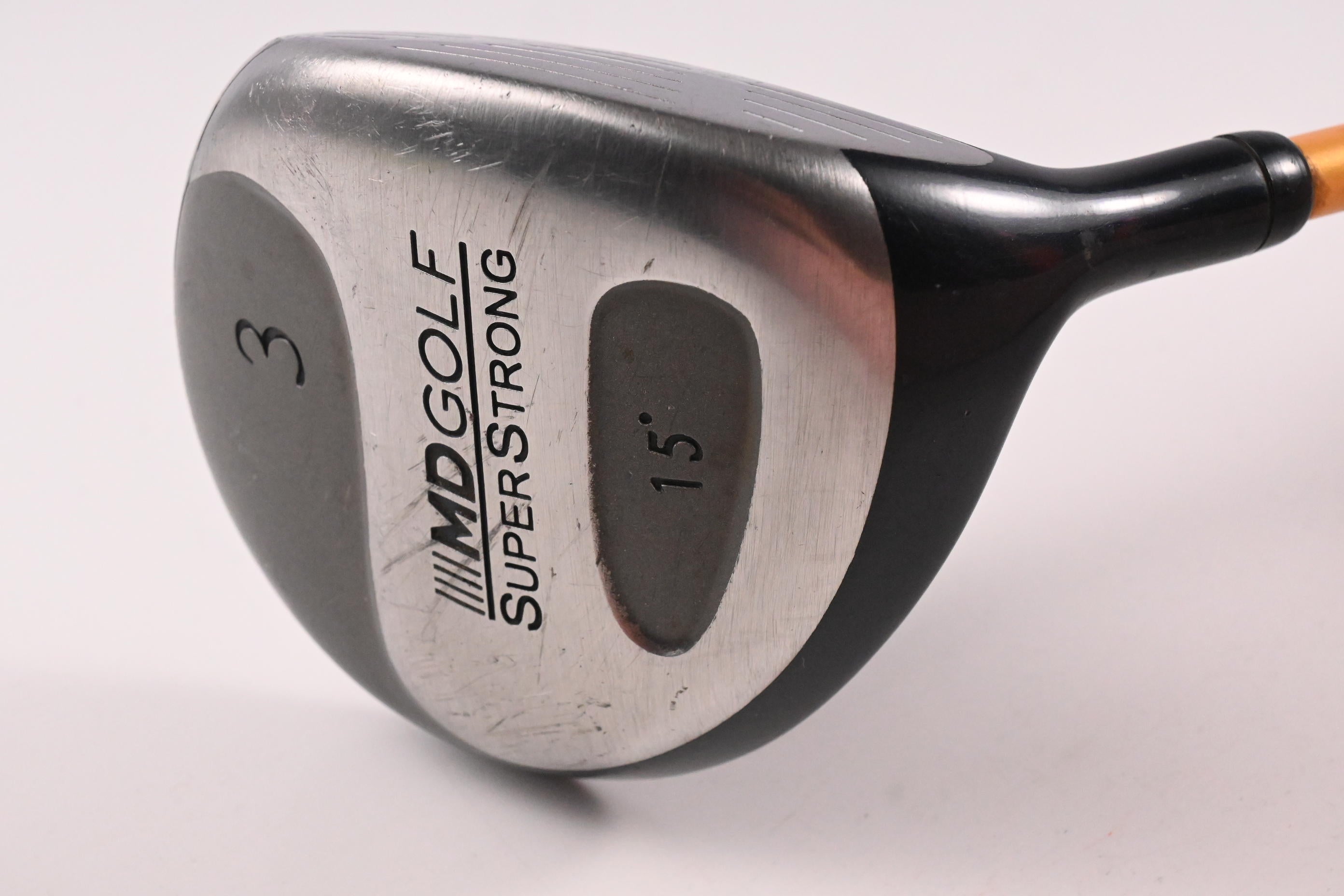 MD Golf Superstrong EQL #3 Wood / 15 Degree / Stiff Flex UST Proforce Gold Shaft