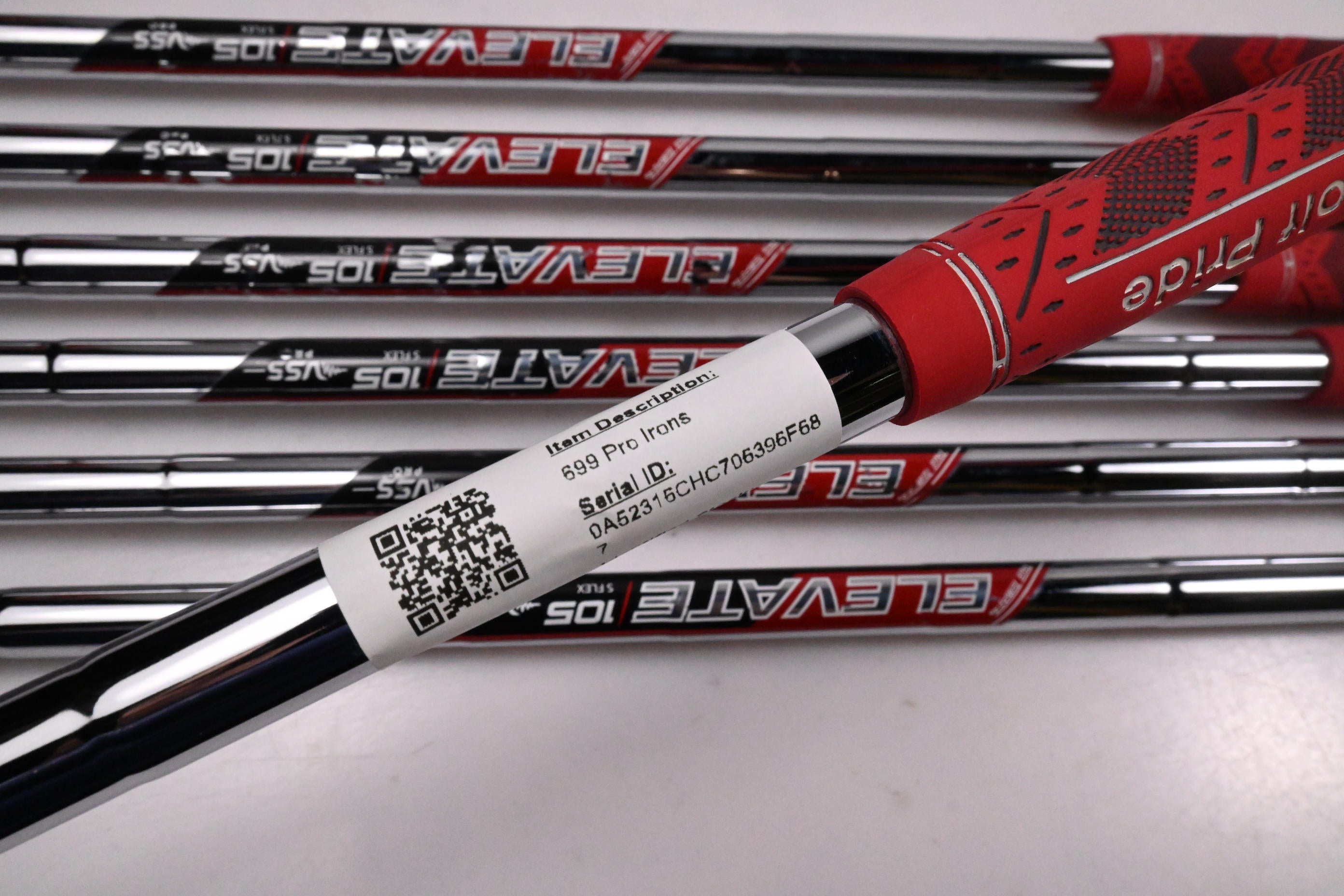 Sub 70 699 Pro Irons / 4-PW / Stiff Flex Elevate 105 Shafts