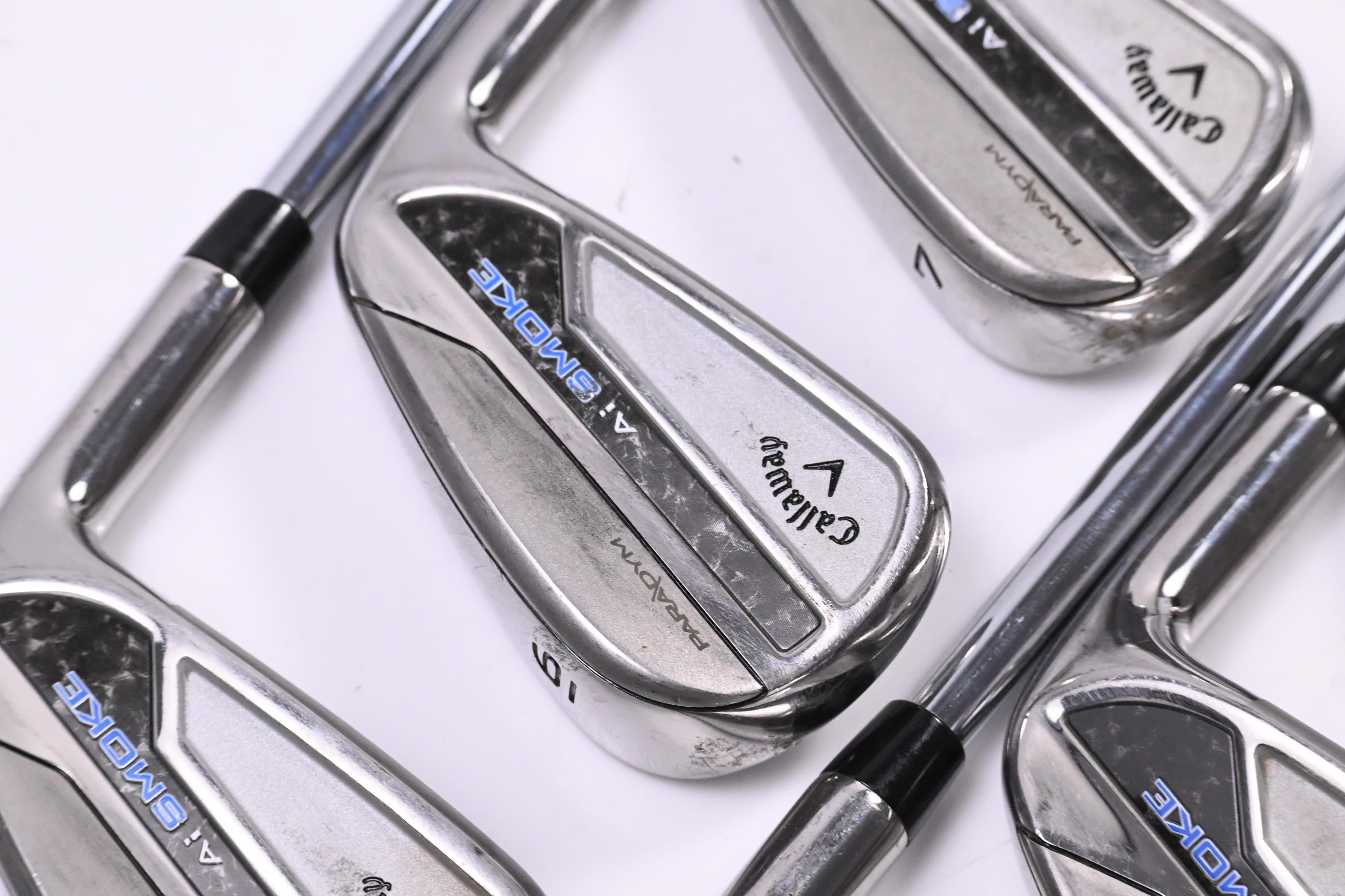 Callaway Paradym Ai Smoke Irons / 5-PW / Regular Flex Elevate MPH 95 Shafts