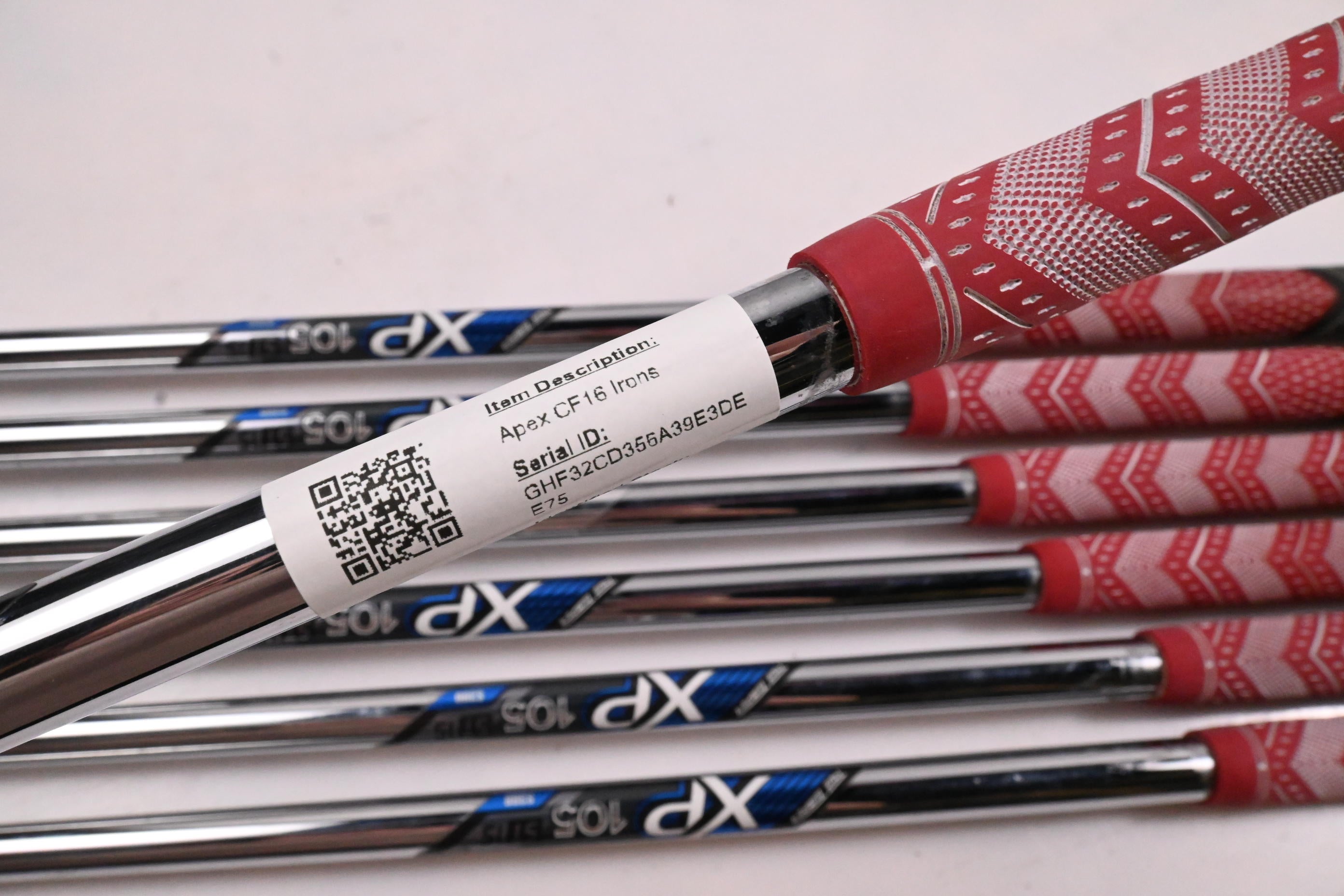 Callaway Apex CF16 Irons / 4-PW / Stiff Flex XP ST15 105 S300 Shafts