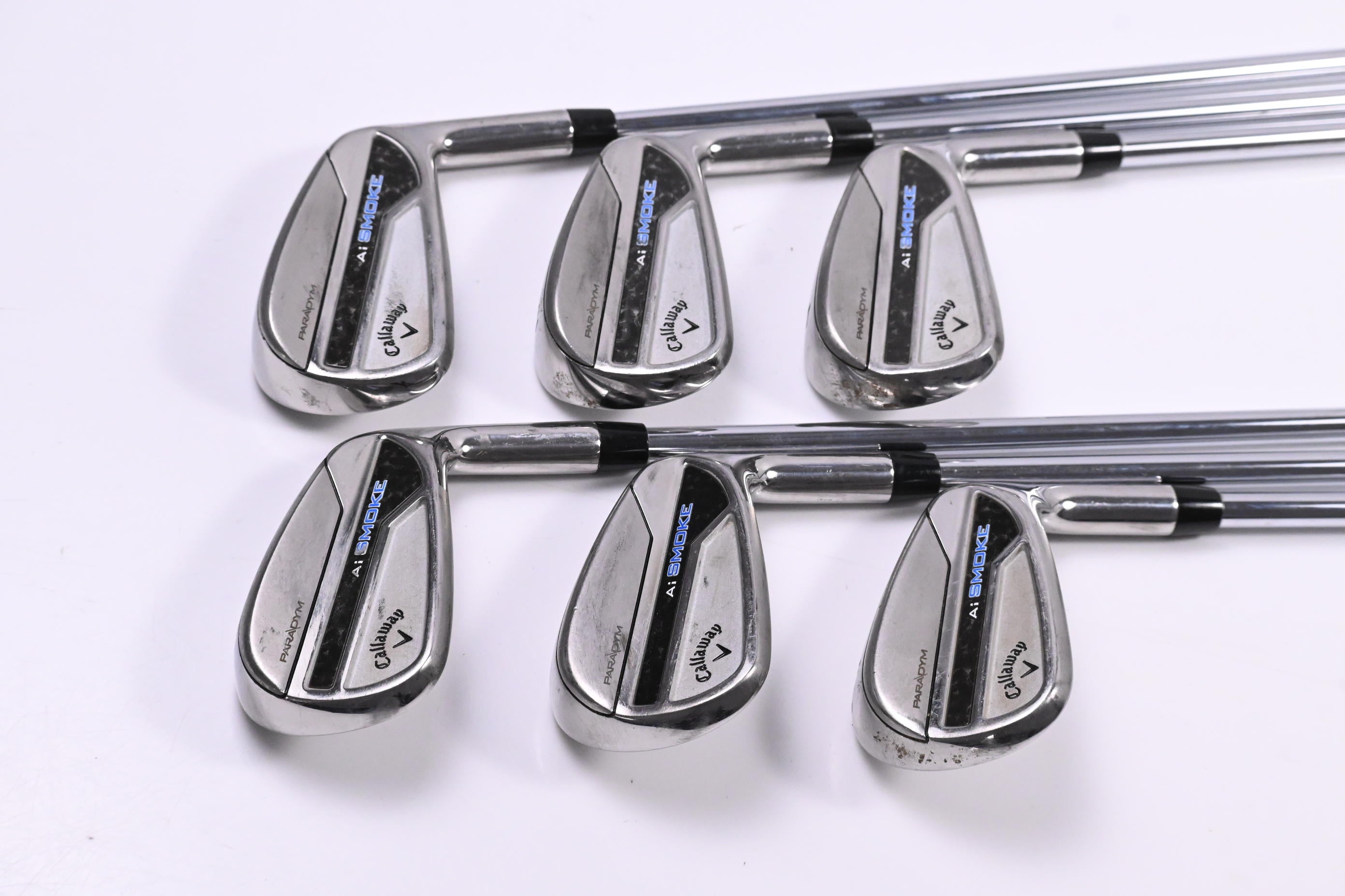 Callaway Paradym Ai Smoke Irons / 5-PW / Regular Flex Elevate MPH 95 Shafts