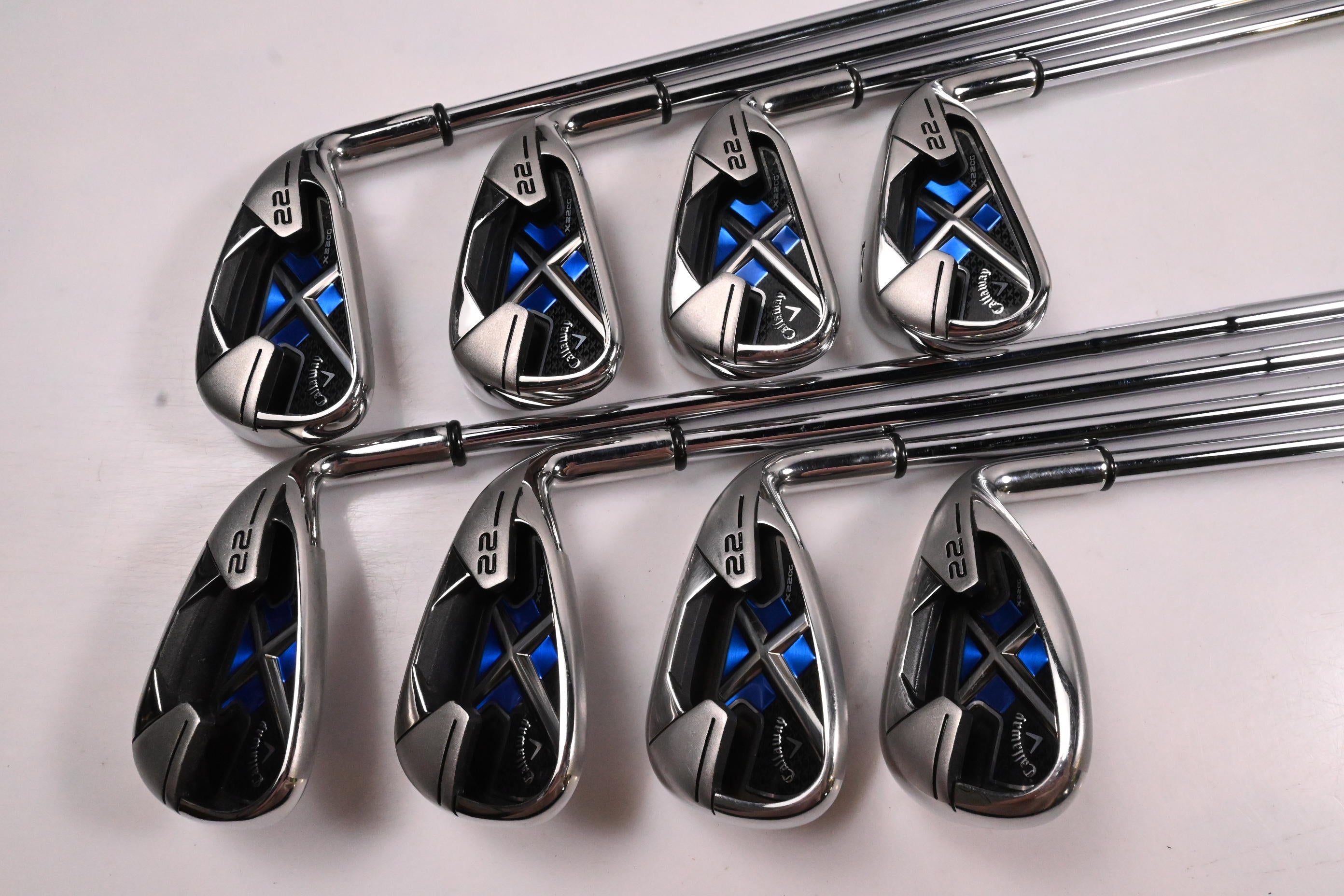 Callaway X-22 Irons / 4-PW+SW / UniFlex Callaway Shafts
