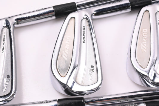 Mizuno MP-58 Irons / 3-PW / Stiff Flex Dynamic Gold S300 Shafts