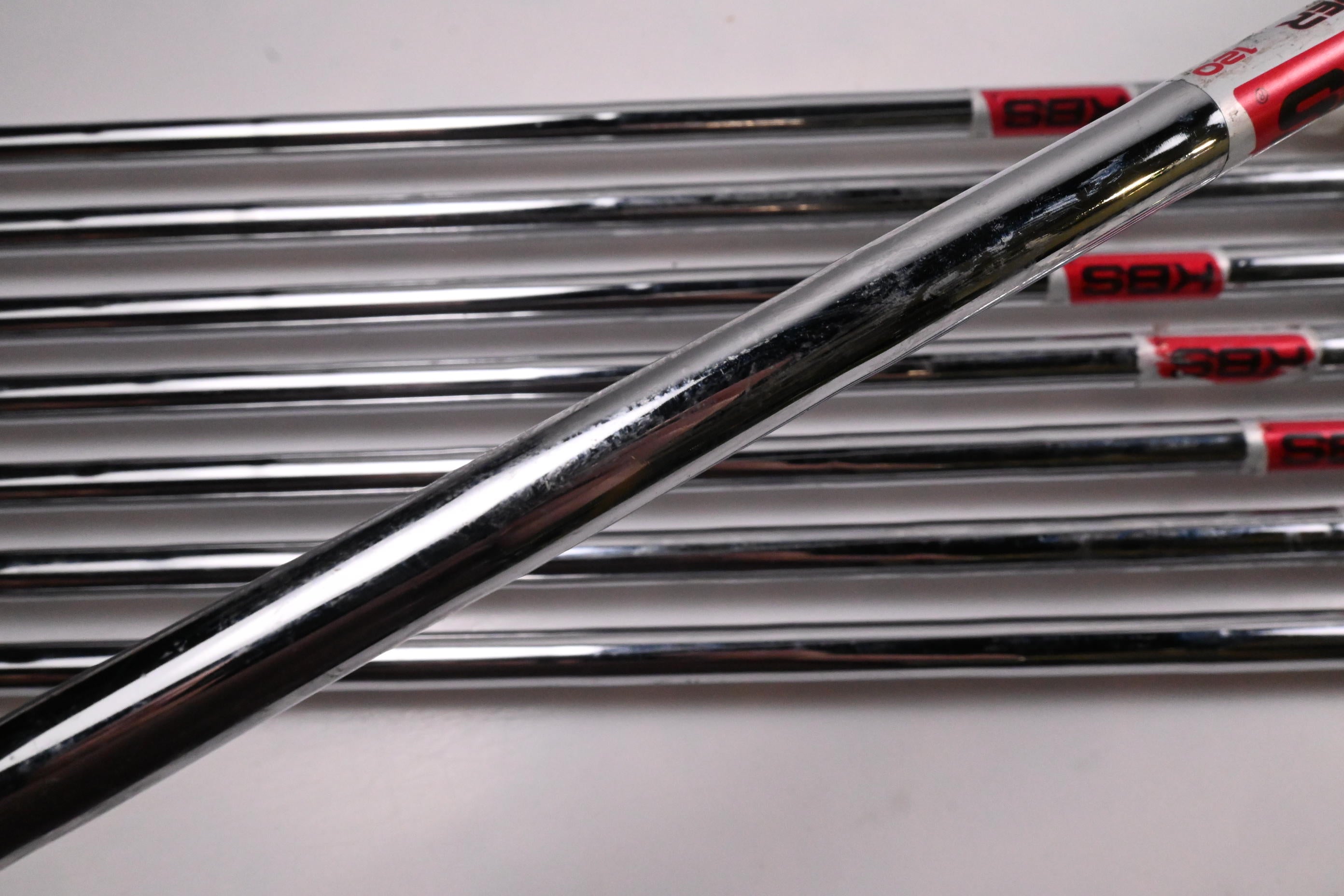 Taylormade P7MB 2023 Irons / 3-PW / Stiff Flex KBS $-Taper 120 Shafts