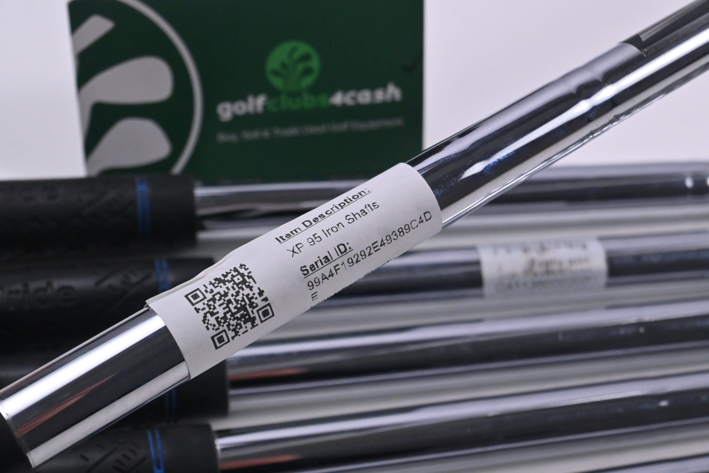 True Temper XP 95 S300 Iron Shafts / Stiff Flex / Set of 6 / .355" Taper Tip