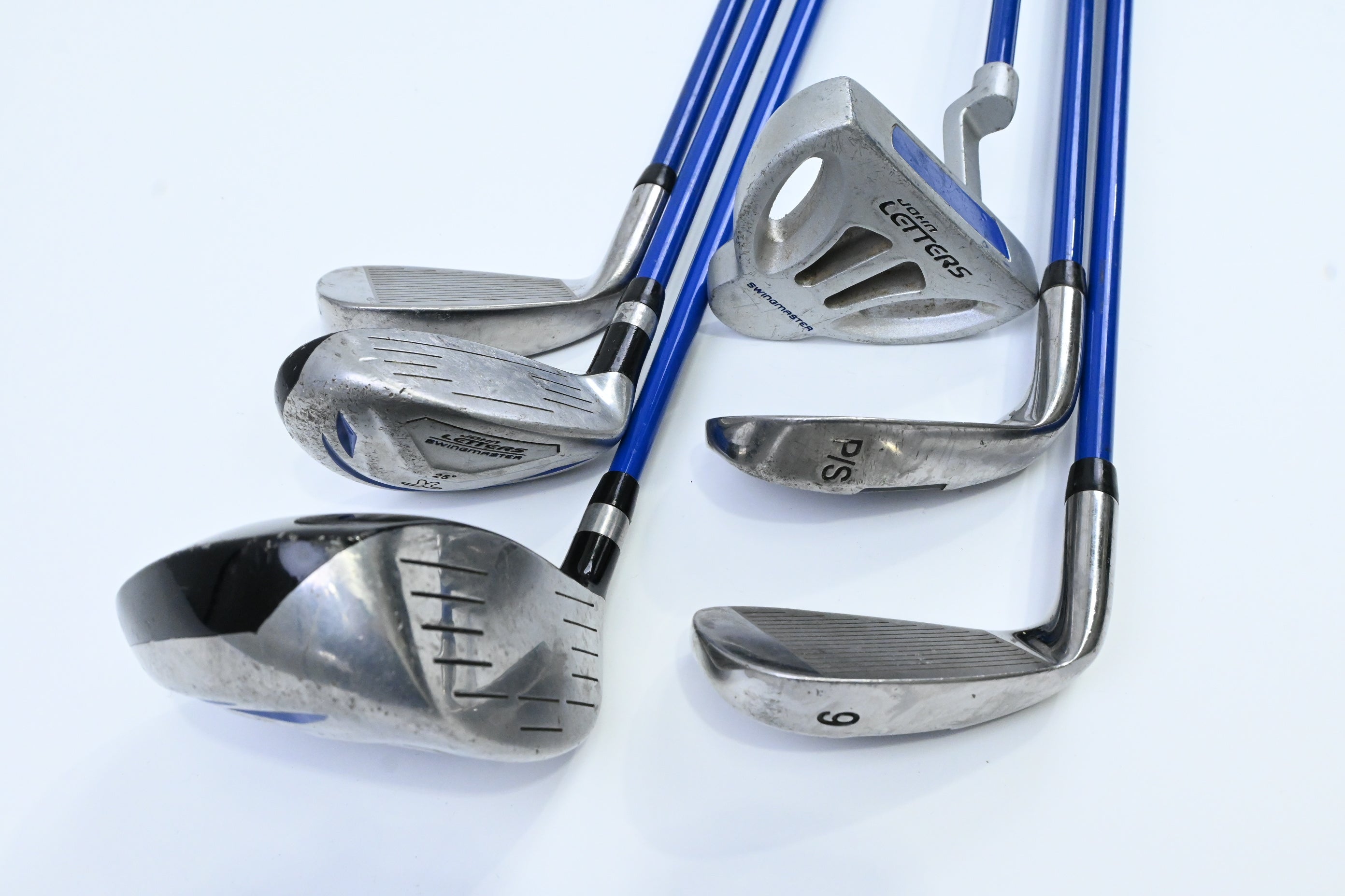 Junior John Letters Swing Master Package Set / Wood. Hybrid, Irons, Putter, Bag