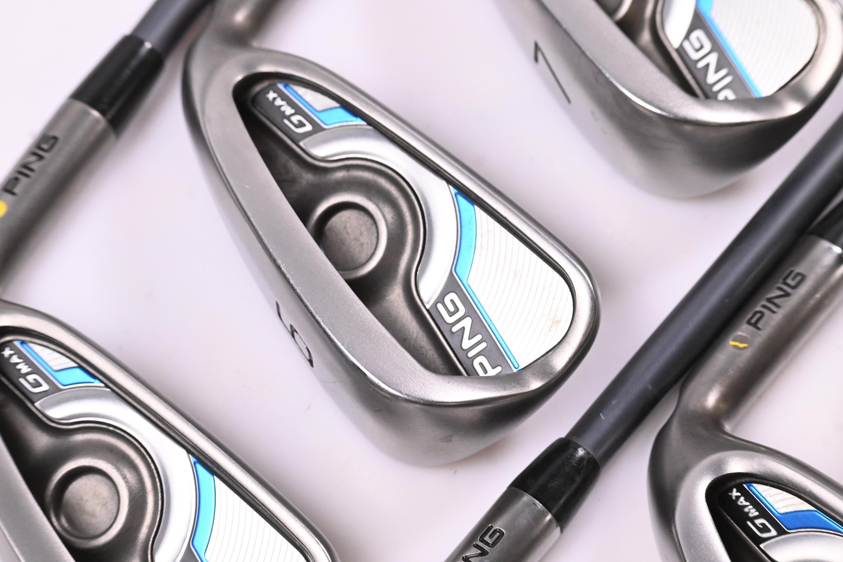 Ping GMax Irons / 5-PW / Yellow Dot / Senior Flex Ping CFS 65 Shafts