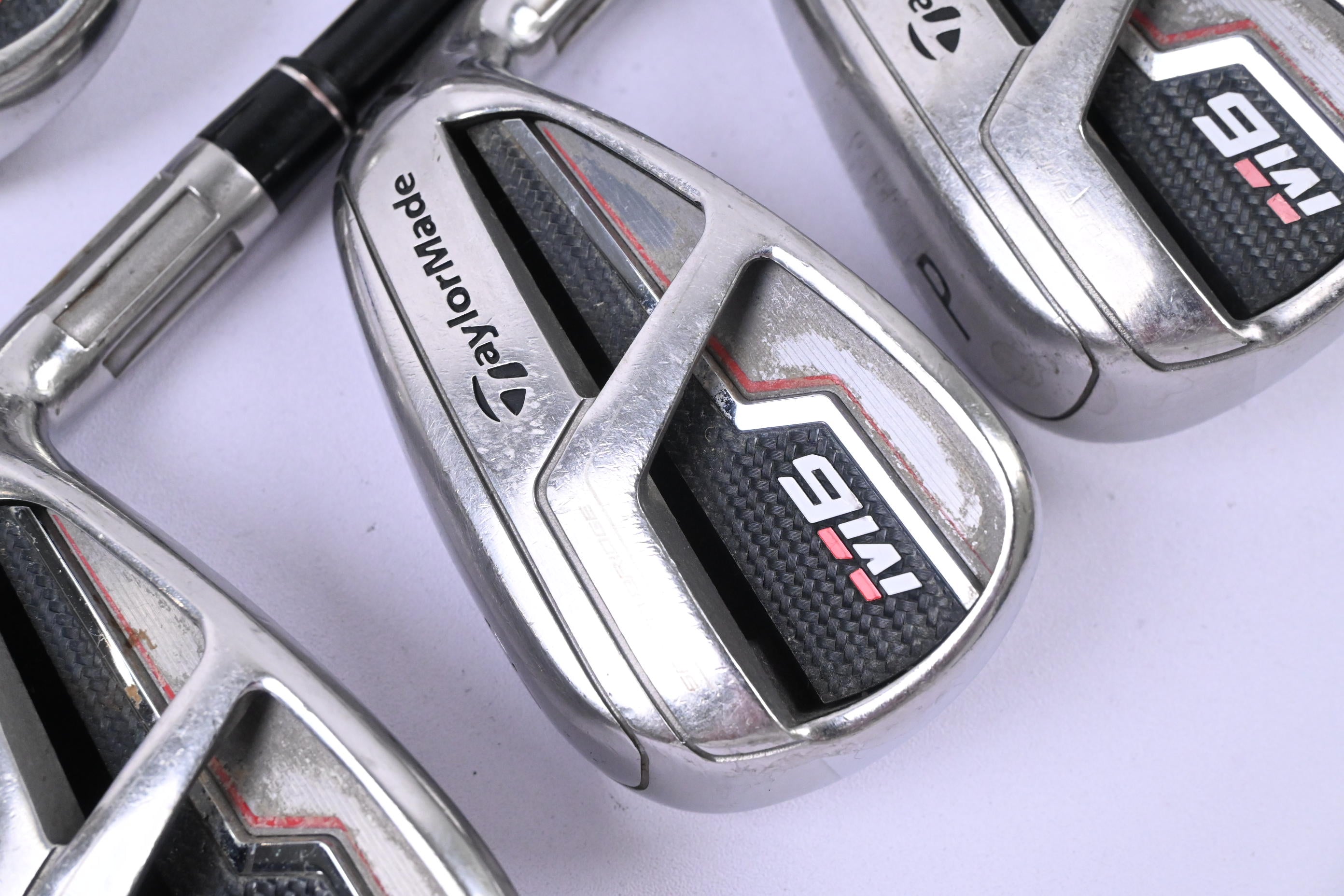 Taylormade M6 Irons / 5-PW+GW / Senior Flex Fujikura Atmos Orange 5 Shaft
