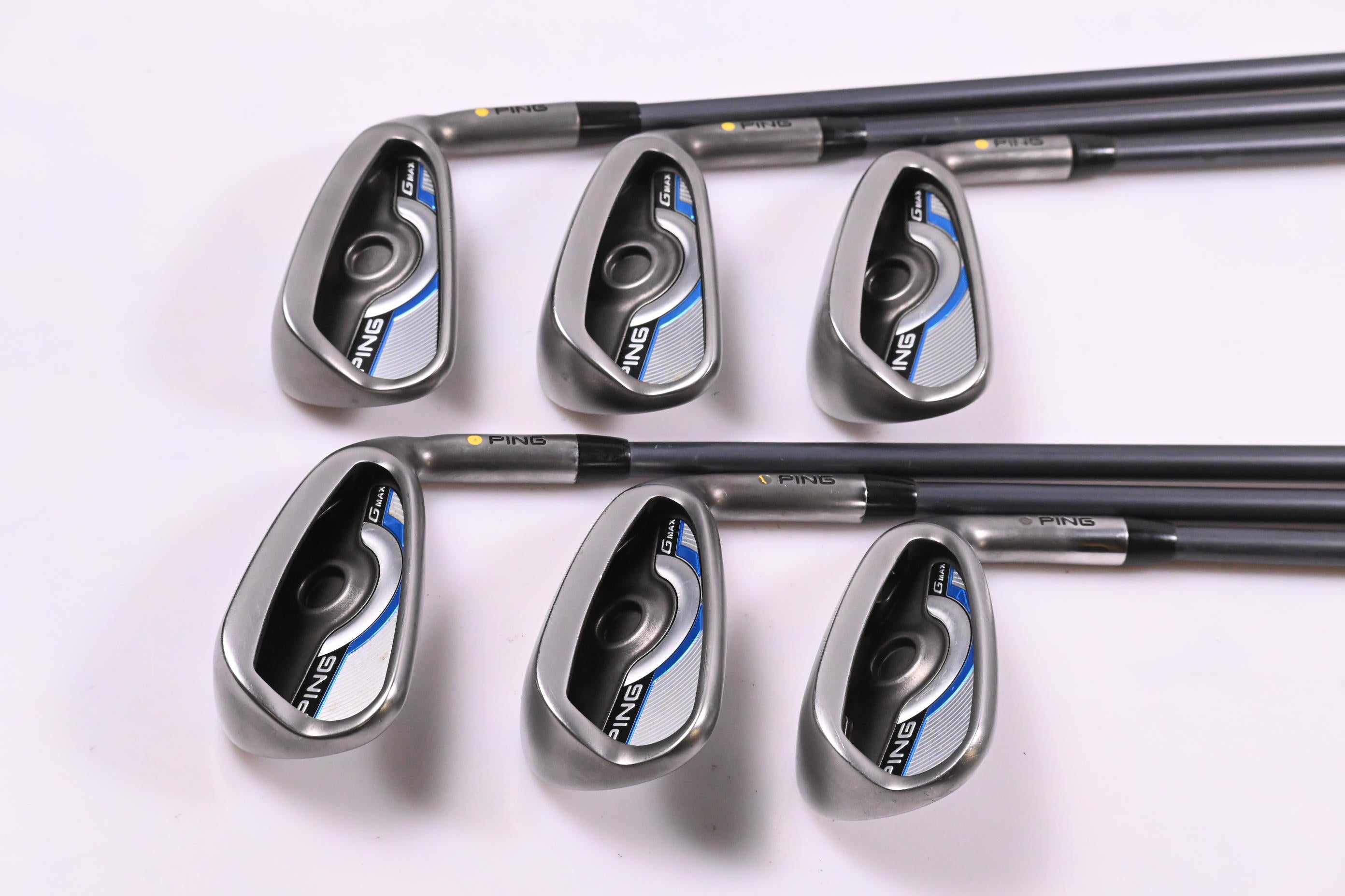 Ping GMax Irons / 5-PW / Yellow Dot / Senior Flex Ping CFS 65 Shafts