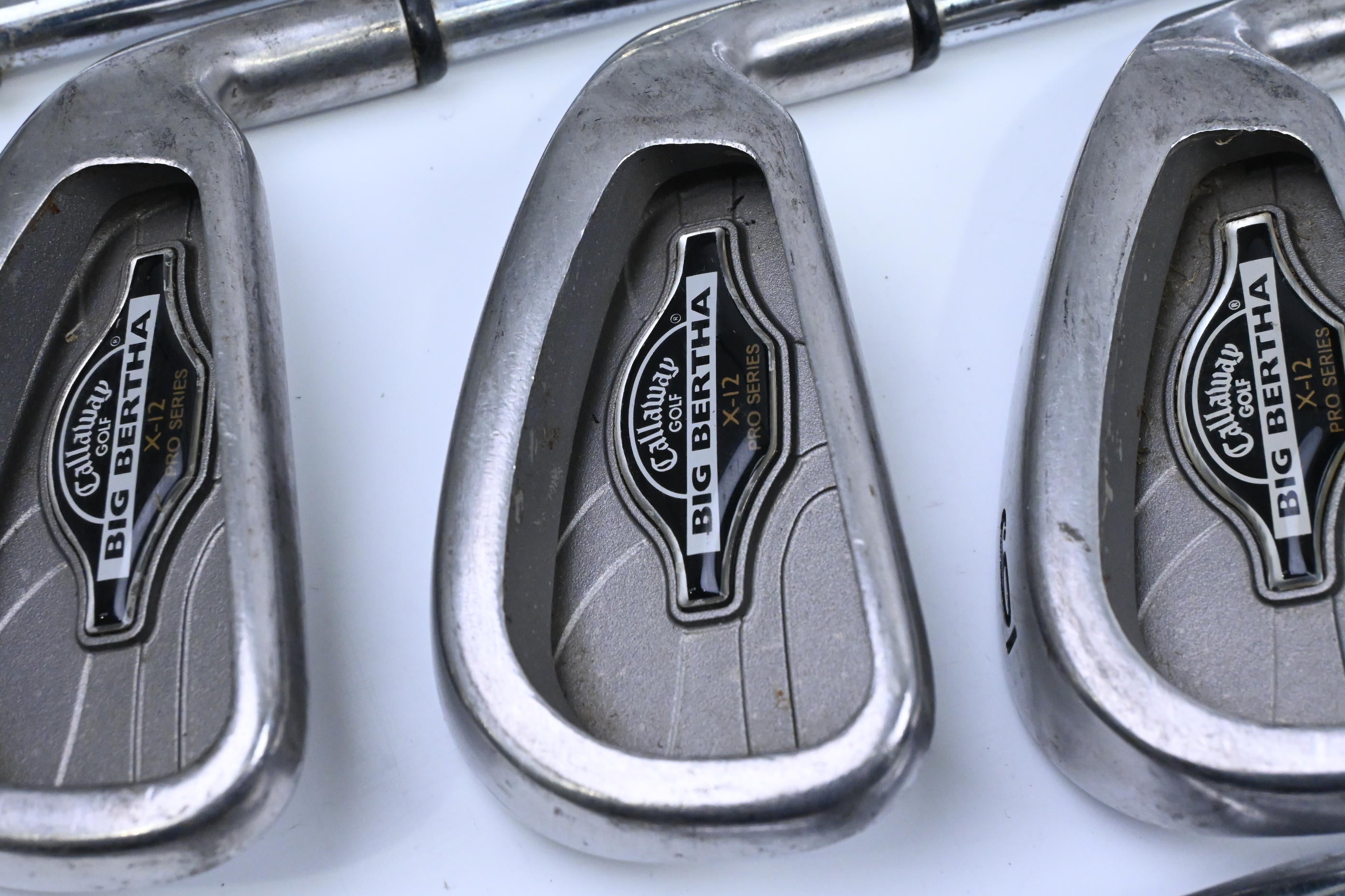 Callaway X-12 Irons / 3-PW / Stiff Flex Callaway Rifle Constant Weight Shaft