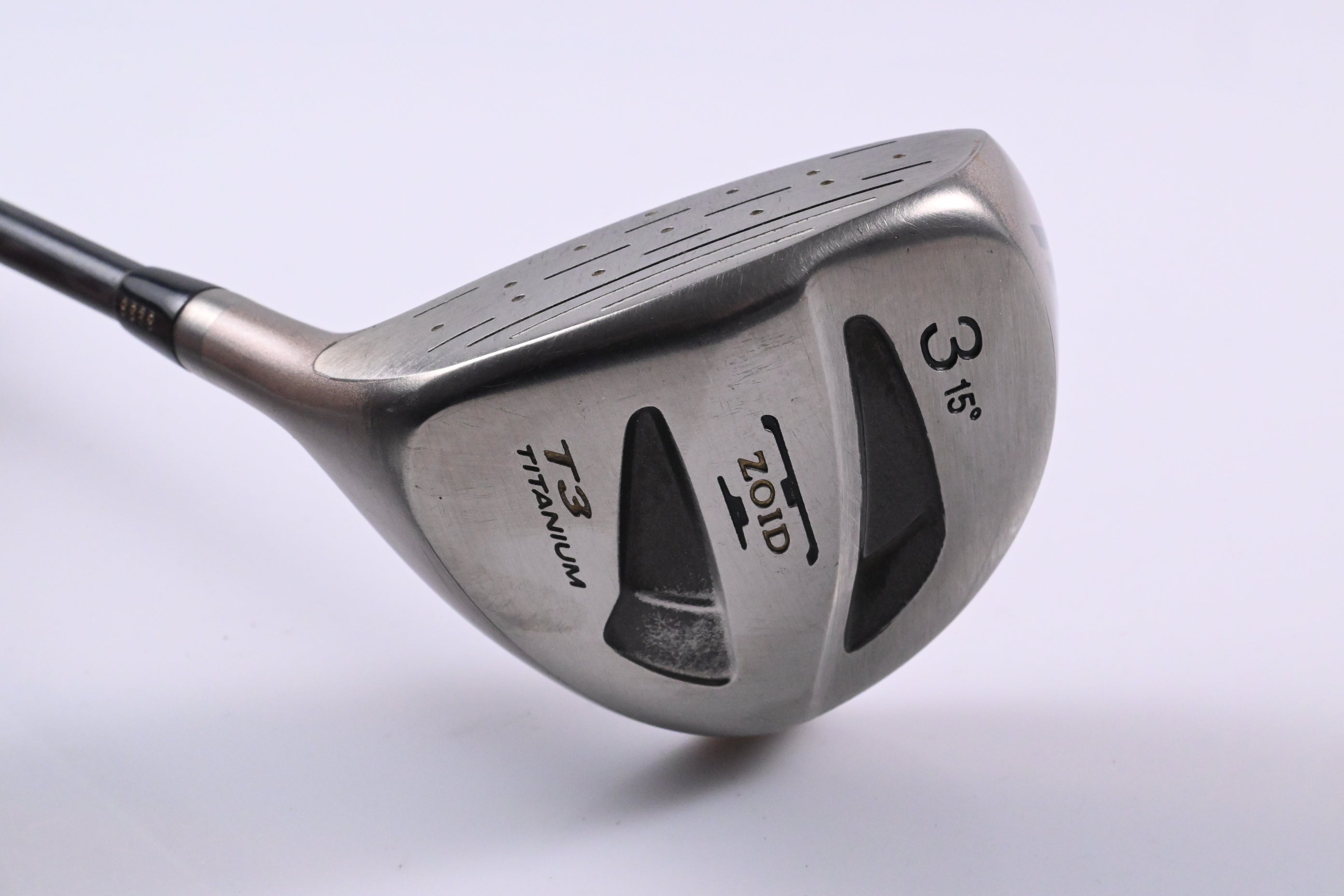 Left Hand Mizuno T-Zoid Titanium #3 Wood / 15 Degree / Stiff Flex Mizuno Shaft