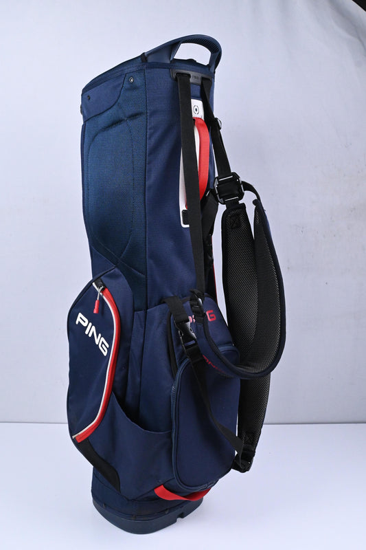 Ping Stand Bag / 5-Way Divider / Navy, Red