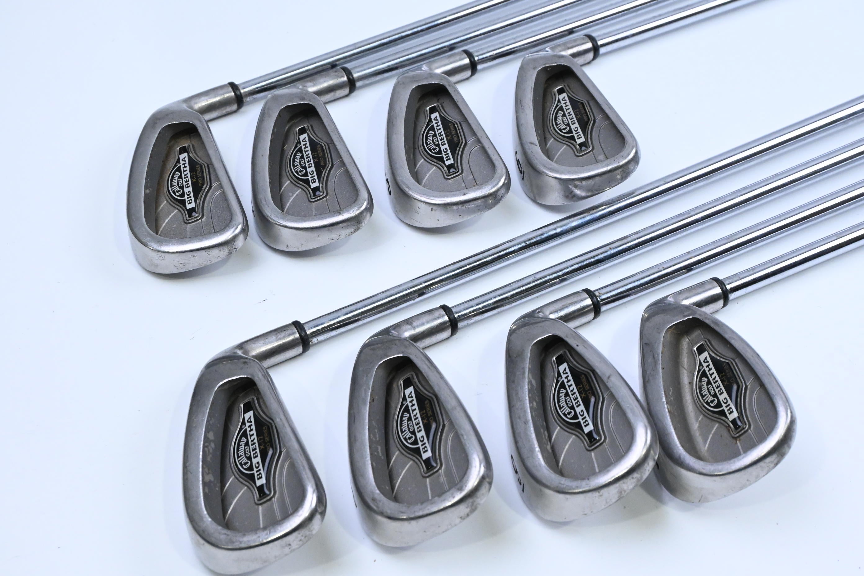 Callaway X-12 Irons / 3-PW / Stiff Flex Callaway Rifle Constant Weight Shaft