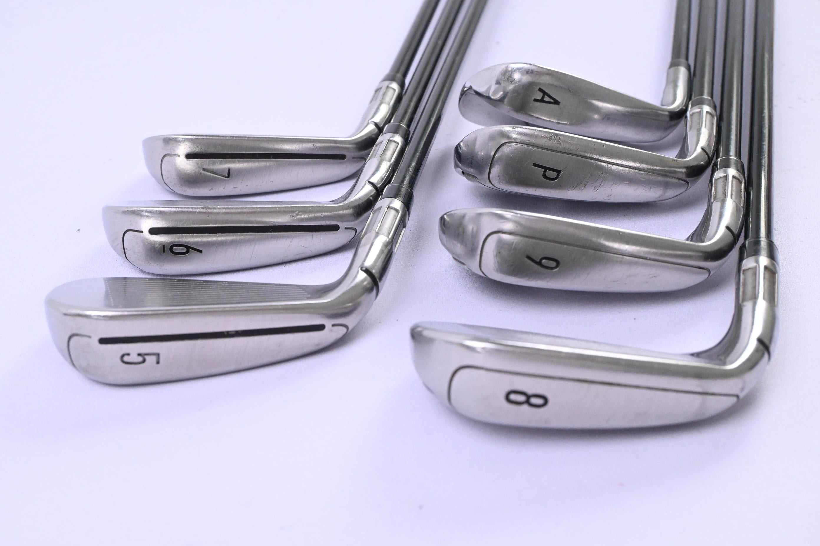 Taylormade M6 Irons / 5-PW+GW / Senior Flex Fujikura Atmos Orange 5 Shaft