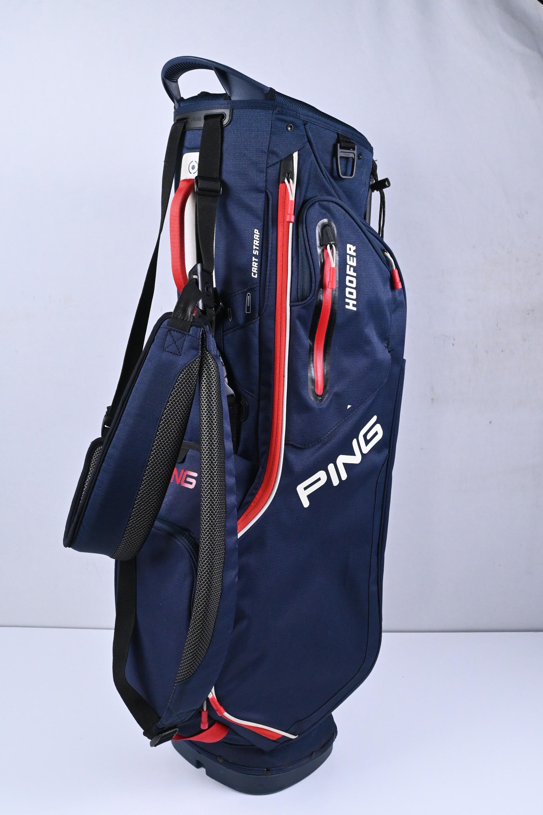 Ping Stand Bag / 5-Way Divider / Navy, Red