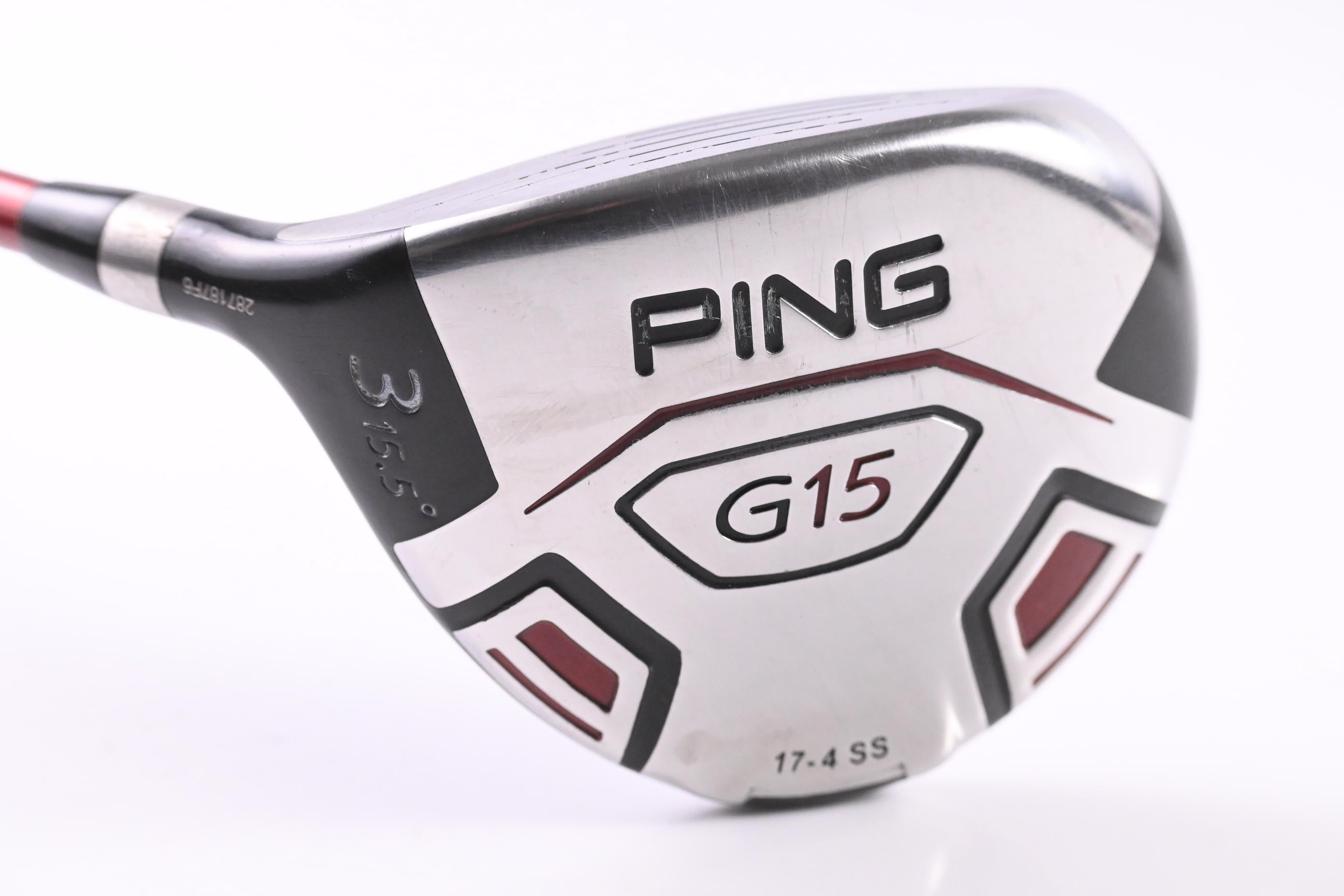 Left Hand Ping G15 #3 Wood / 15.5 Degree / Regular Flex Ping TFC 149 F Shaft
