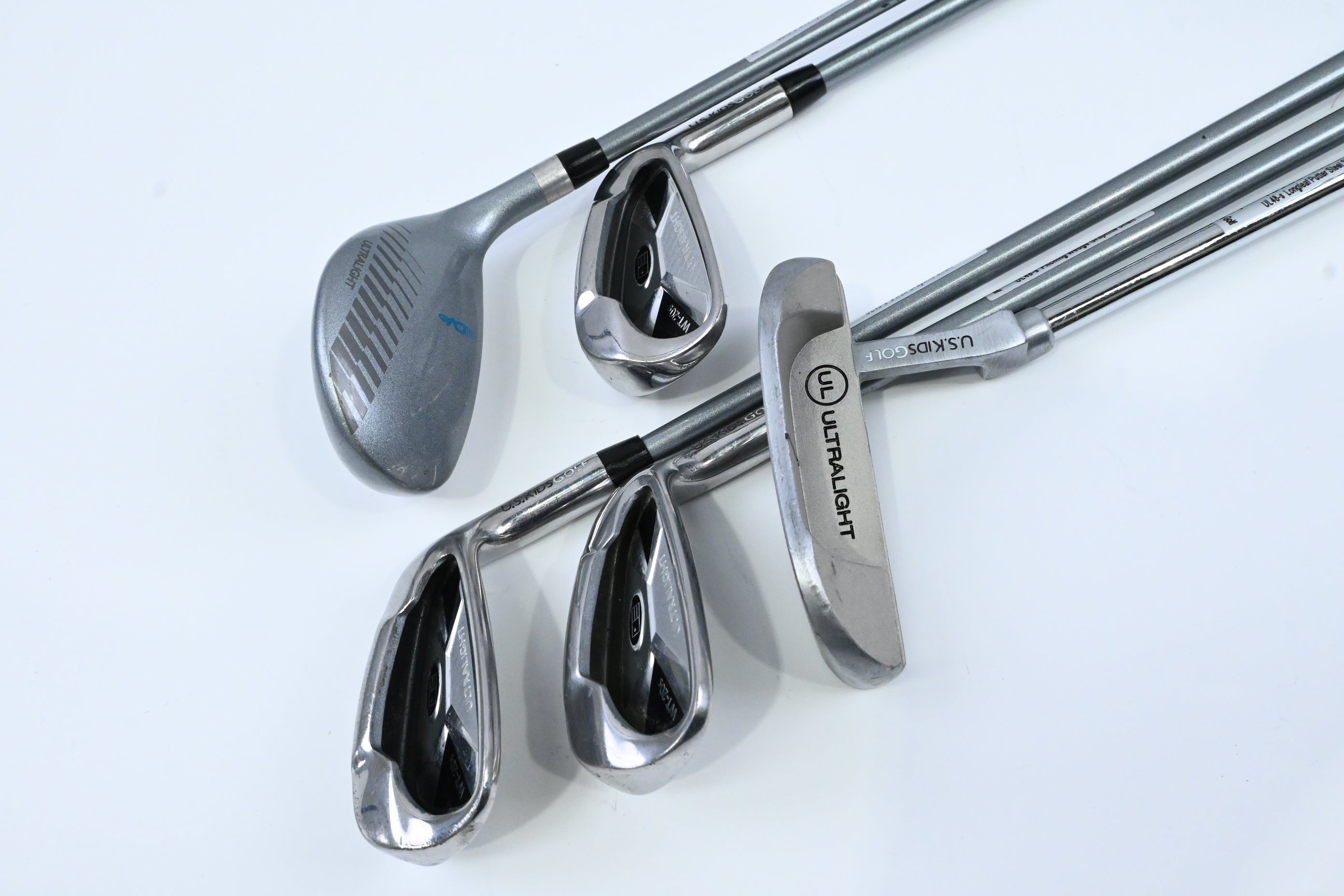 Junior US Kids WT-20 Package Set / Hybrid, Irons, Putter, Bag