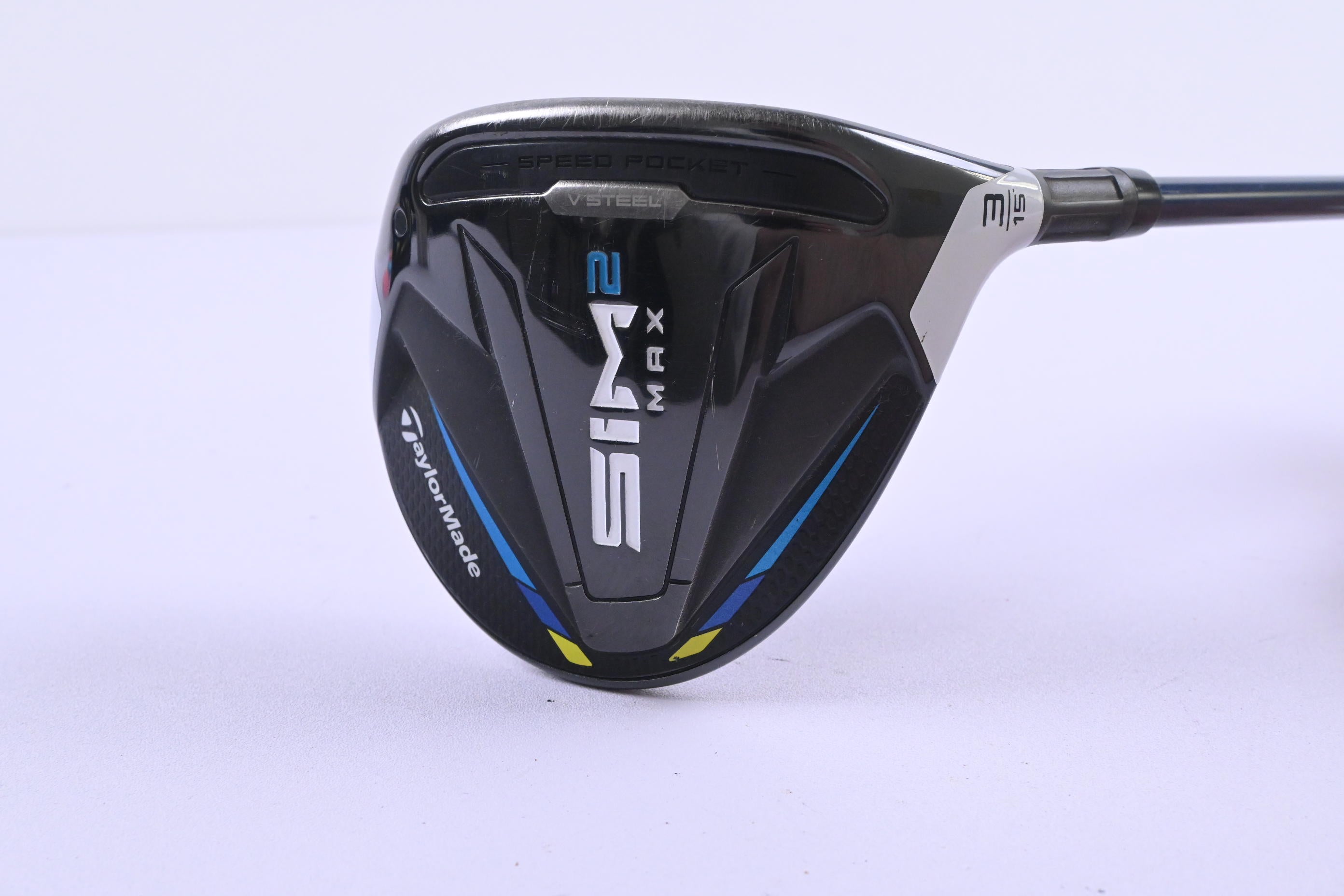 Taylormade SIM2 Max #3 Wood / 15 Degree / Stiff Flex Ventus Blue 6 Shaft