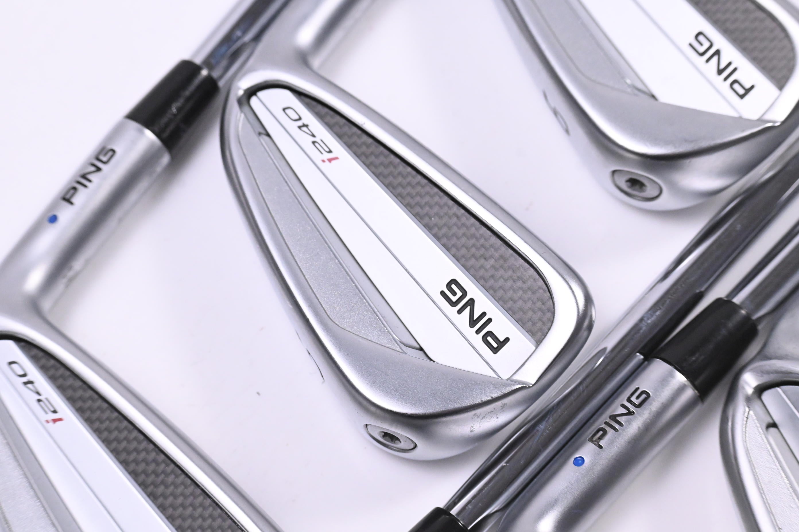 Ping I240 Irons / 4-PW / Blue Dot / Stiff Flex NS Pro Modus 3 Tour 115 Shafts