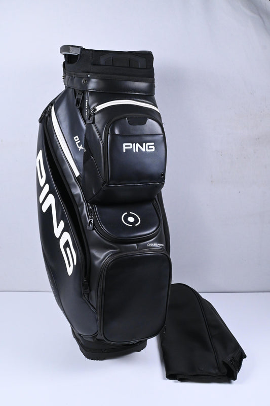 Ping DLX Cart Bag / 14-Way Divider / Black, White
