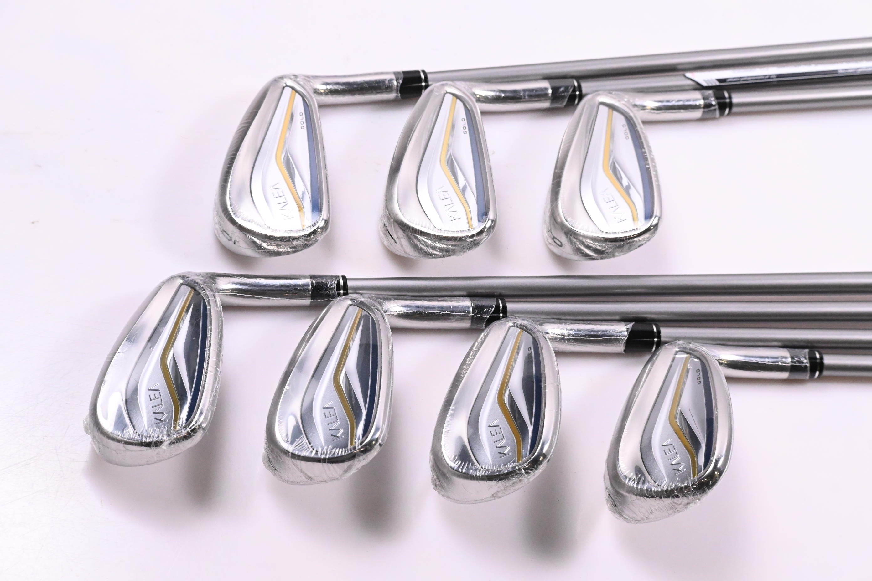 Ladies Taylormade Kalea Gold Irons / 6-PW+GW+SW / Ladies Flex Taylormade 40