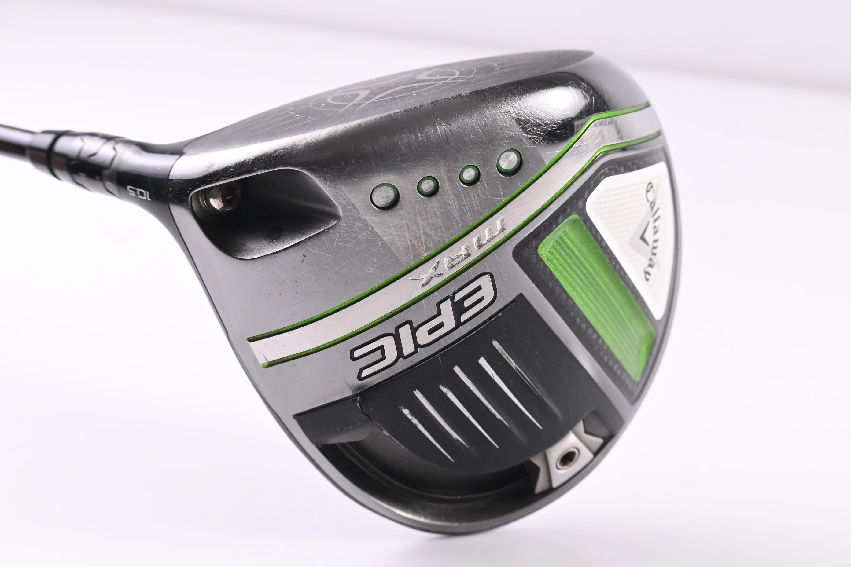 Left Hand Callaway Epic Max Driver / 10.5 Degree / Stiff Flex Kai'li White 60