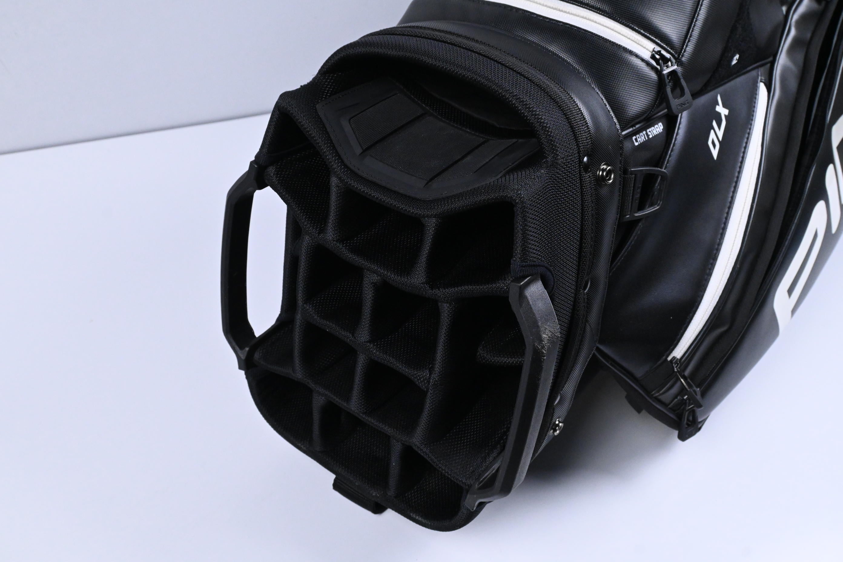 Ping DLX Cart Bag / 14-Way Divider / Black, White