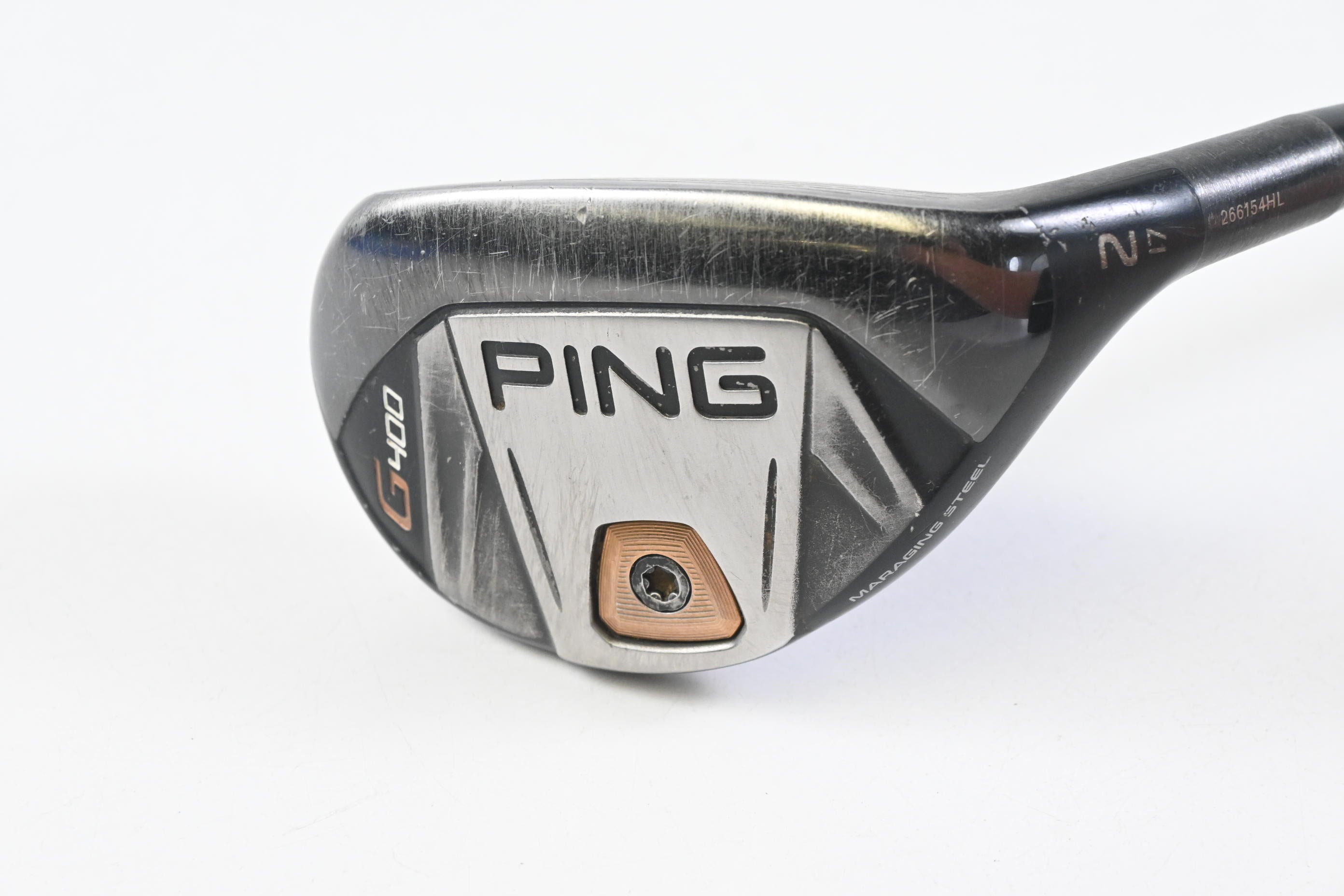 Ping G400 #2 Hybrid / 17 Degree / Stiff Flex Ping Tour Chrome 85 Shaft