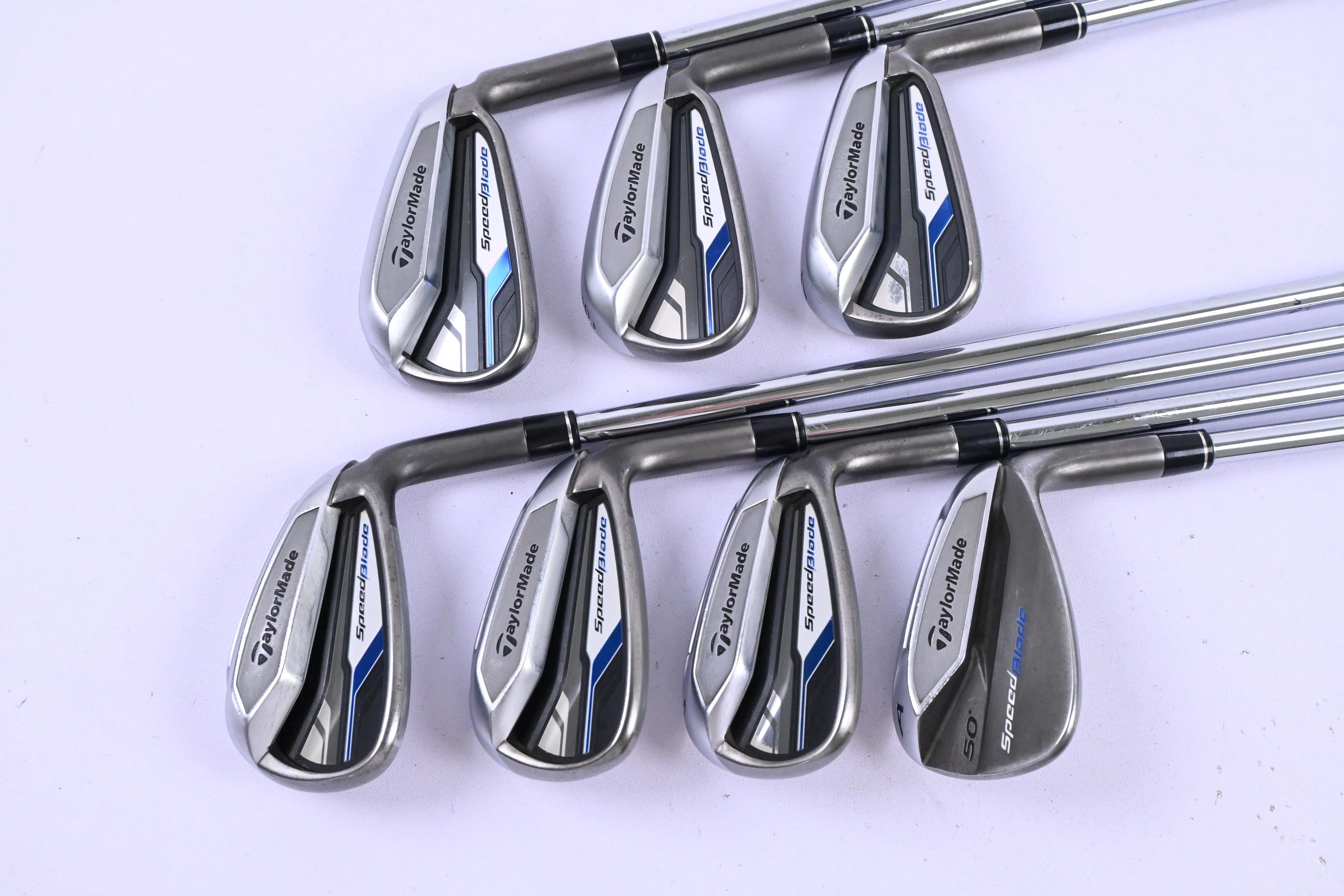 Taylormade Speedblade Irons / 5-PW+GW / Regular Flex Speedblade 85 Shafts