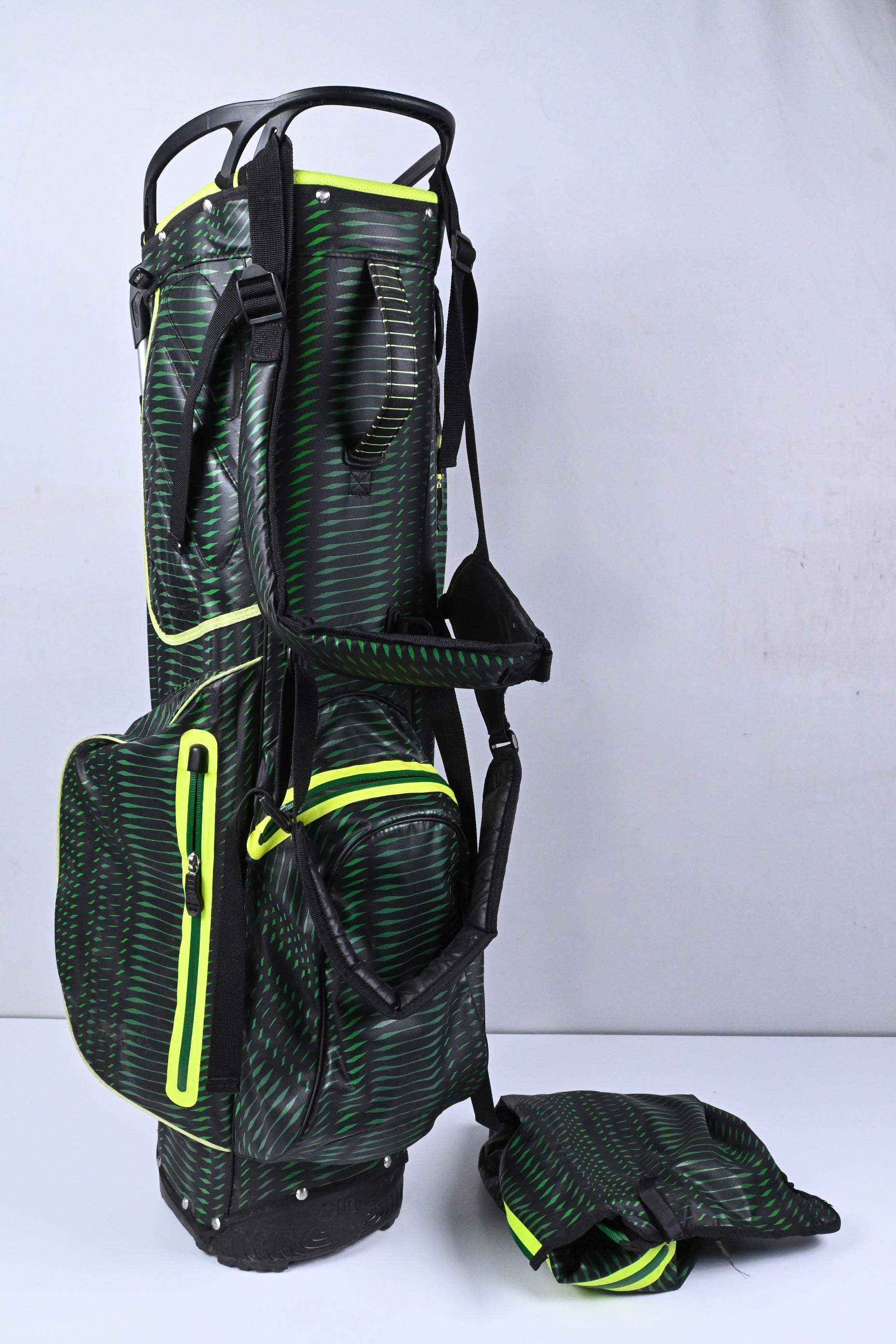 Ouul Stand Bag / 5-Way Divider / Green, Black & Lime