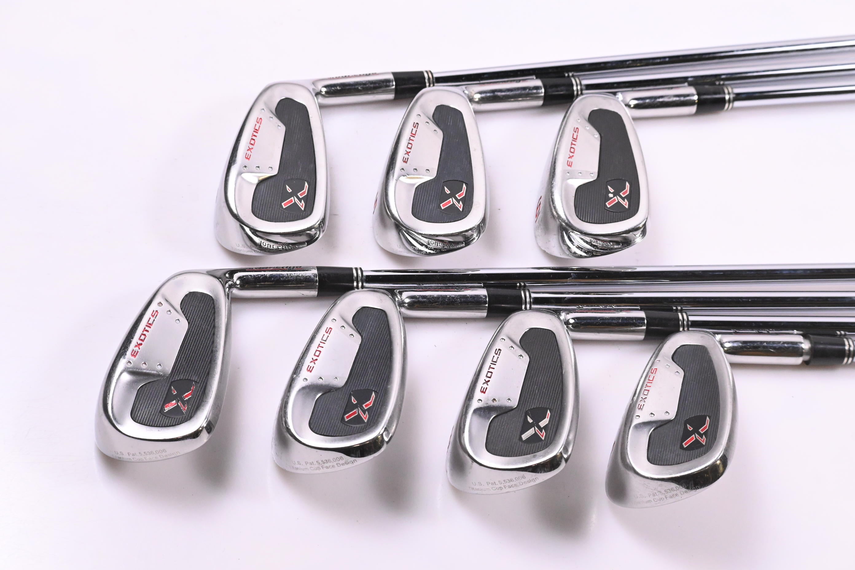 Tour Edge Exotics X Irons / 4-PW / Regular Flex N.S.Pro 950GH Shafts