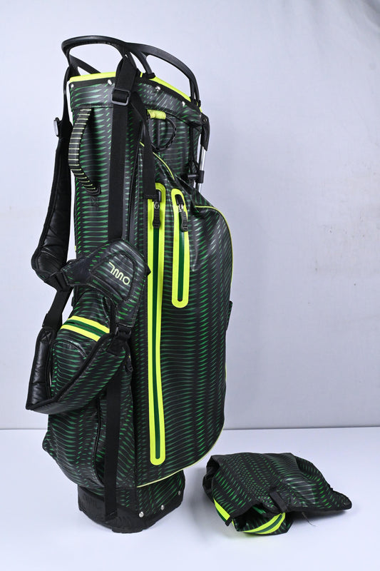 Ouul Stand Bag / 5-Way Divider / Green, Black & Lime