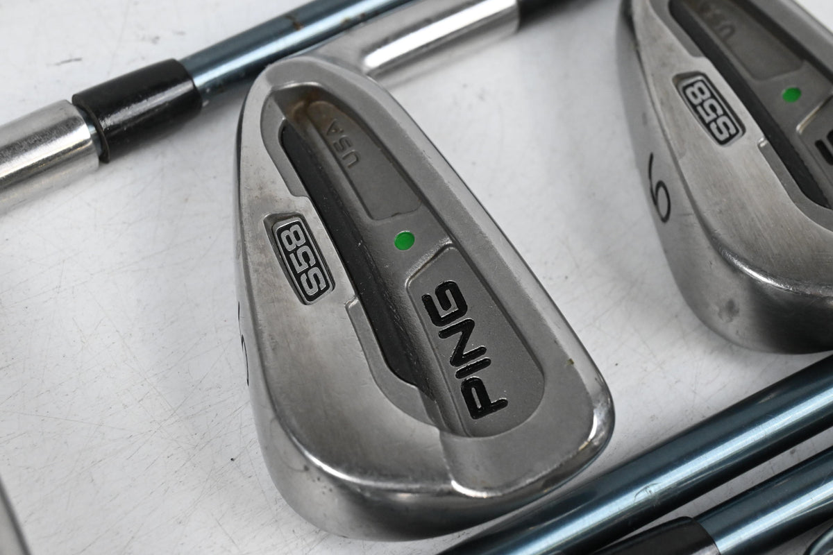 Ping S58 Irons / 4-PW / Green Dot / Stiff Flex Tour Concept Shafts