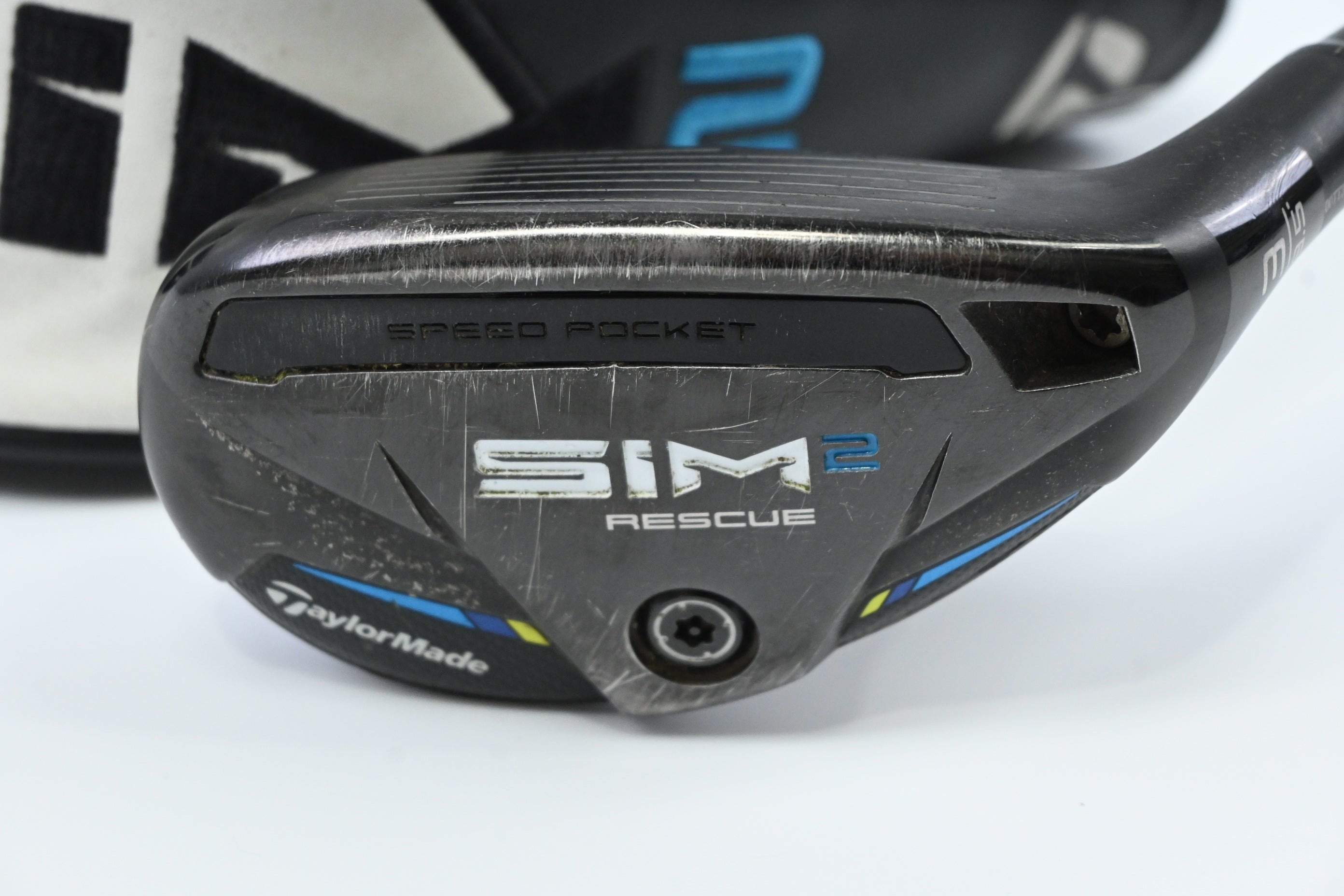 Taylormade SIM2 #3 Hybrid / 19.5 Degree / Stiff Flex Tensei AV Raw Blue 80 Shaft