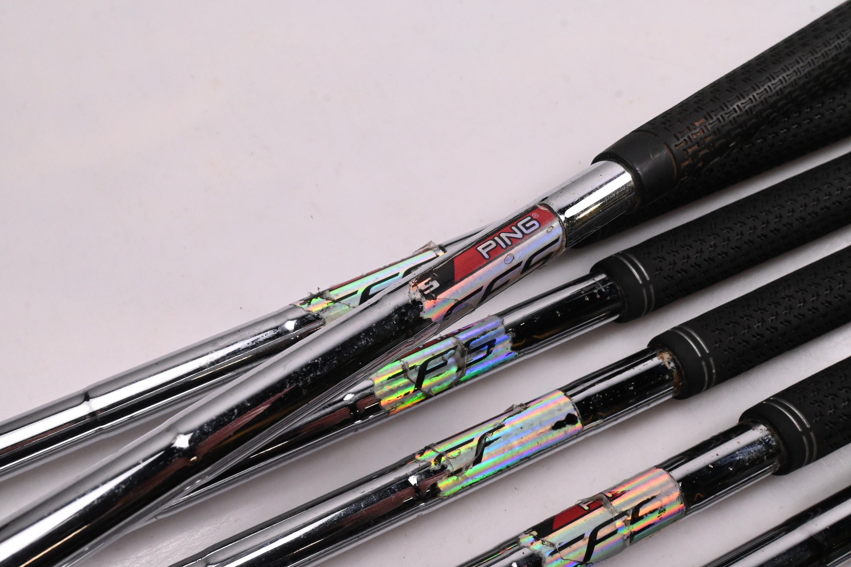 Ping i20 Irons / 4-PW+SW / Black Dot / Regular Flex Ping CFS Shafts