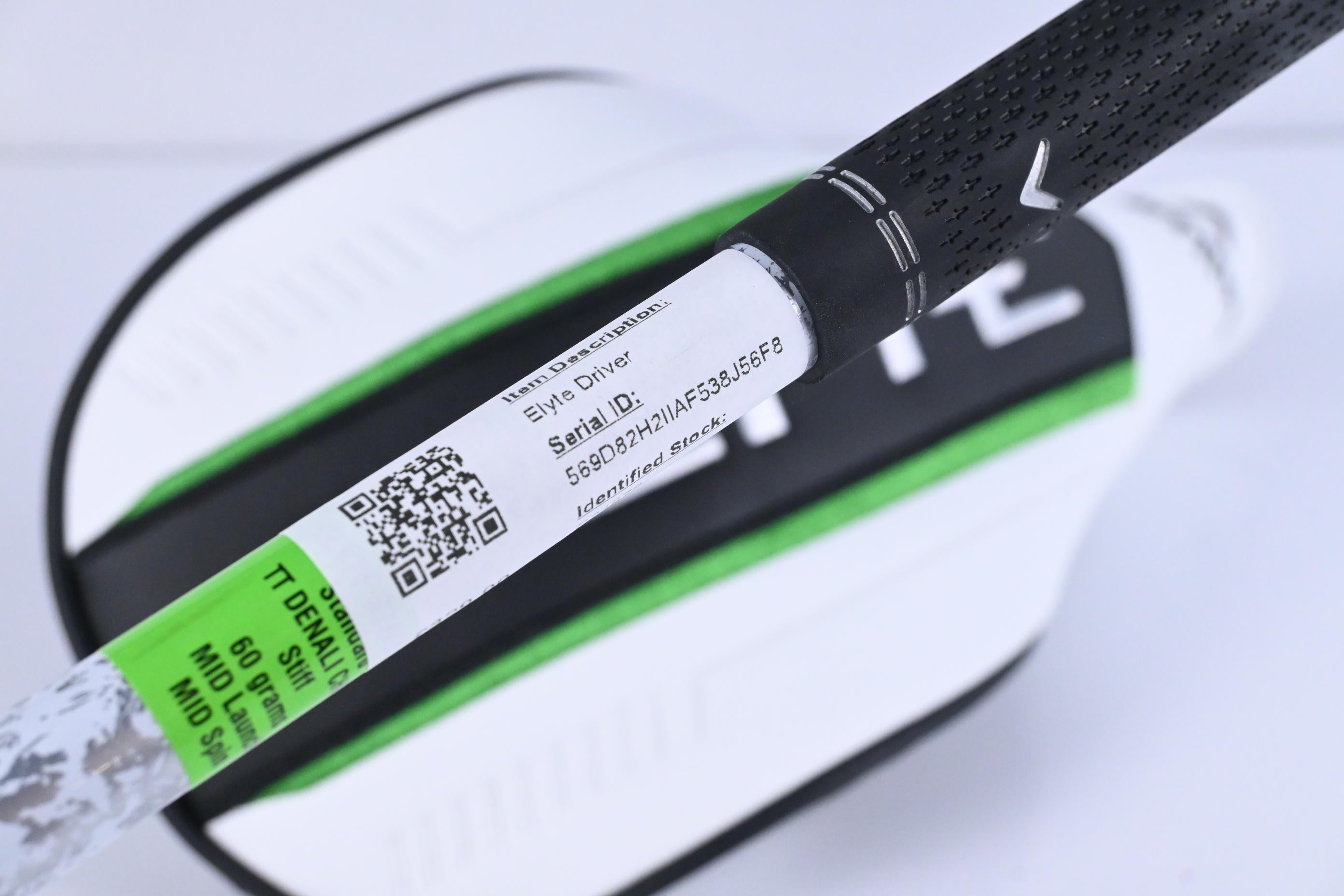 Callaway Elyte Driver / 9 Degree / Stiff Flex Denali Charcoal 60 Shaft