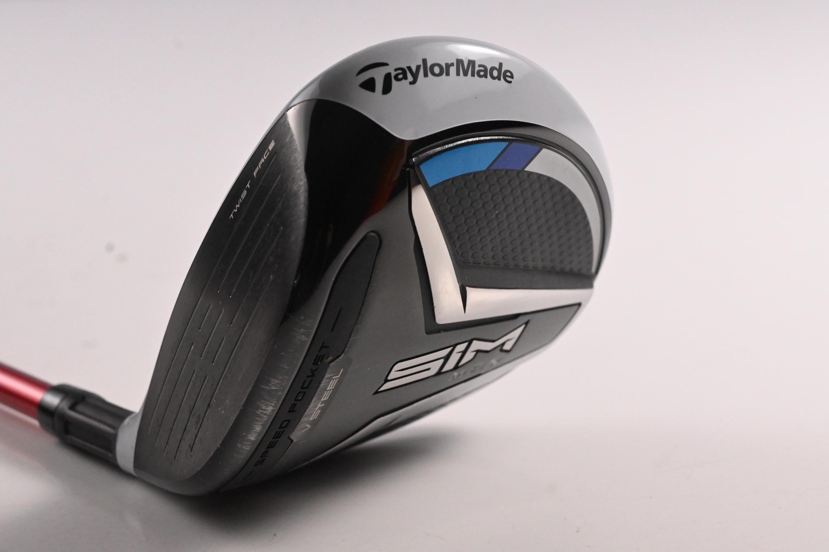 Left Hand Taylormade SIM Max #3 Wood / 15 Degree / Regular Flex Ventus Red 5