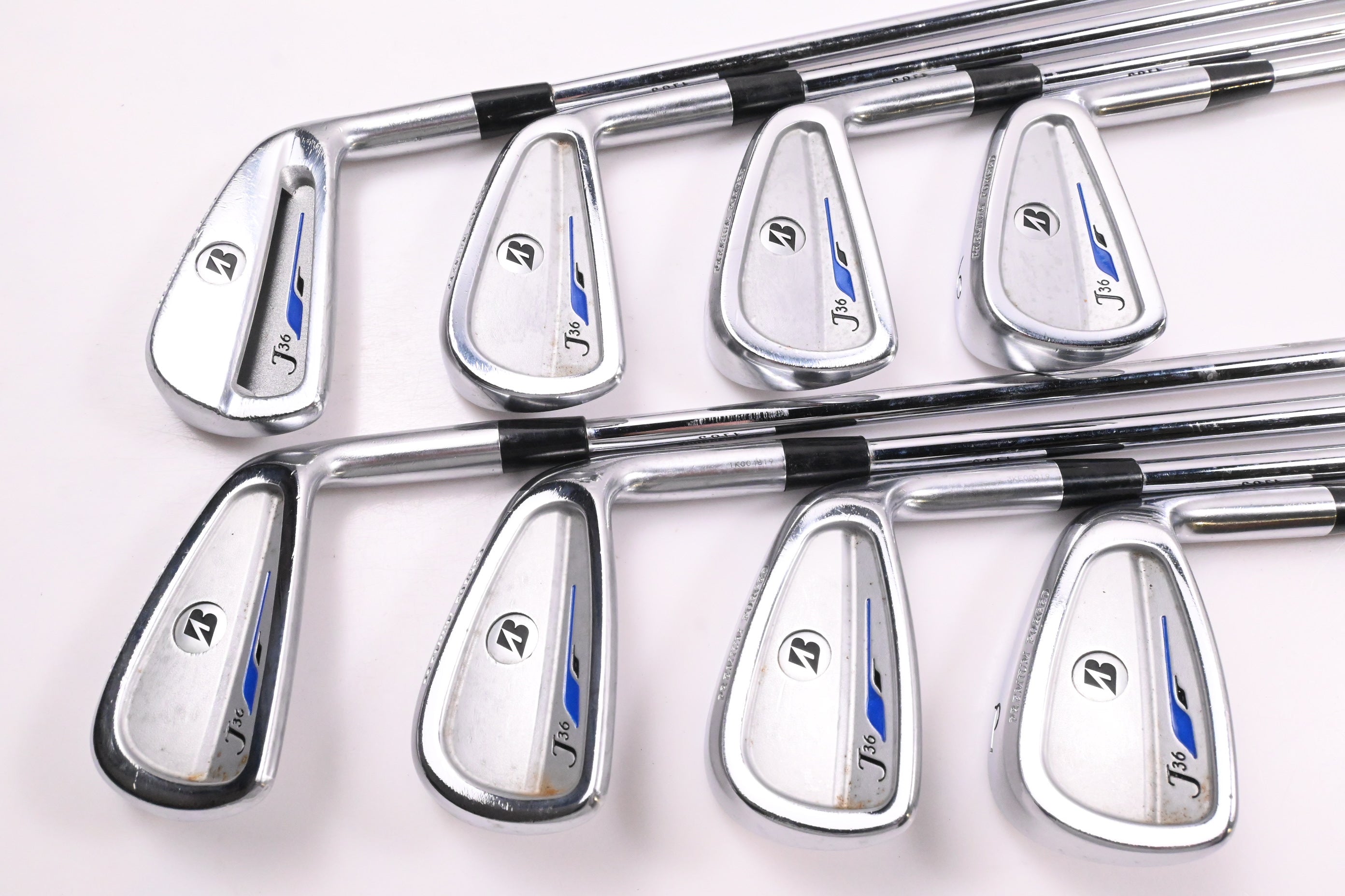 Bridgestone J36 Pocket Cavity Irons / 3-PW / Stiff Flex Project X Shafts