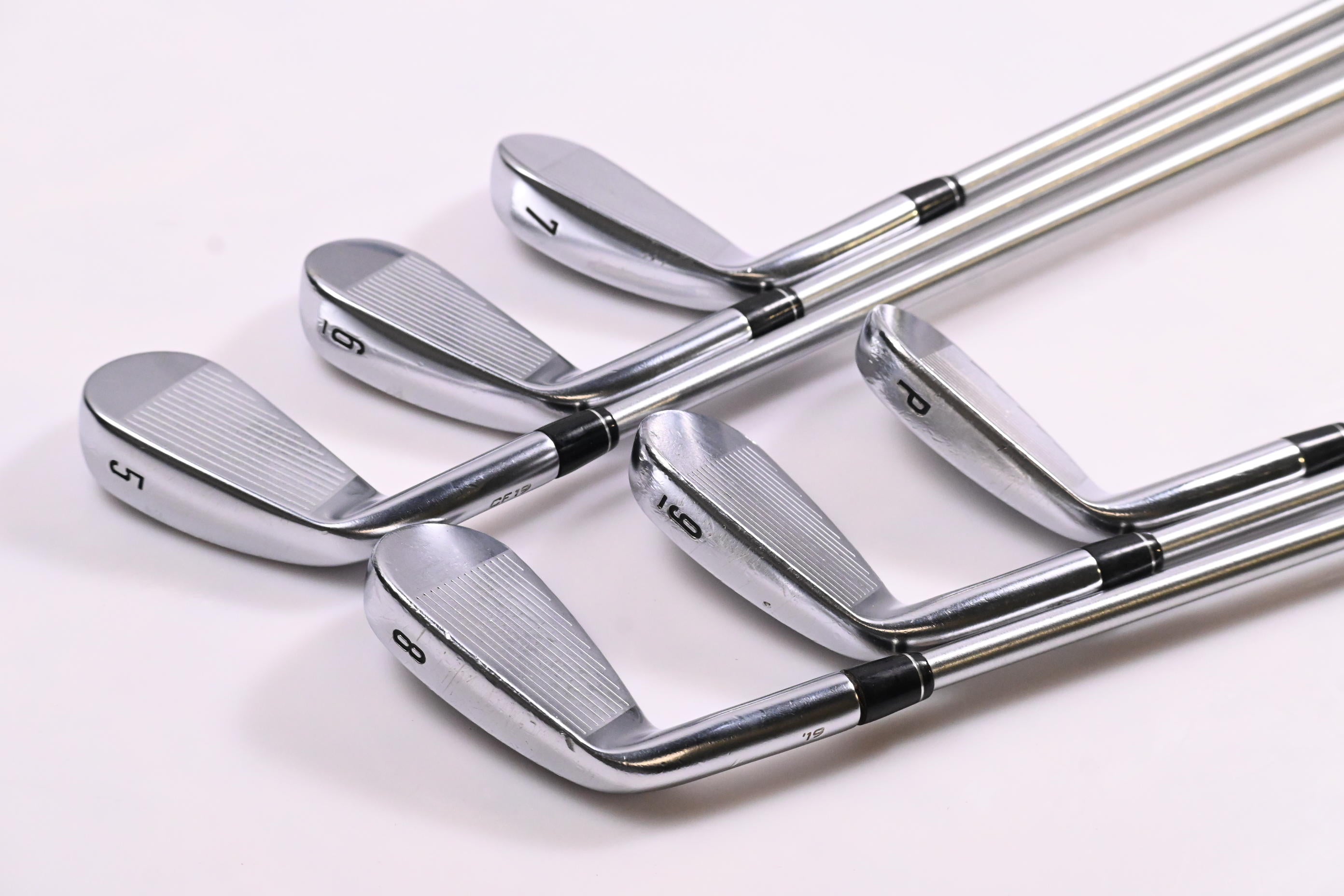 Callaway Apex Forged/Pro 19 Irons / 5-PW / Stiff Flex KBS Tour C-Taper 120 Shafts