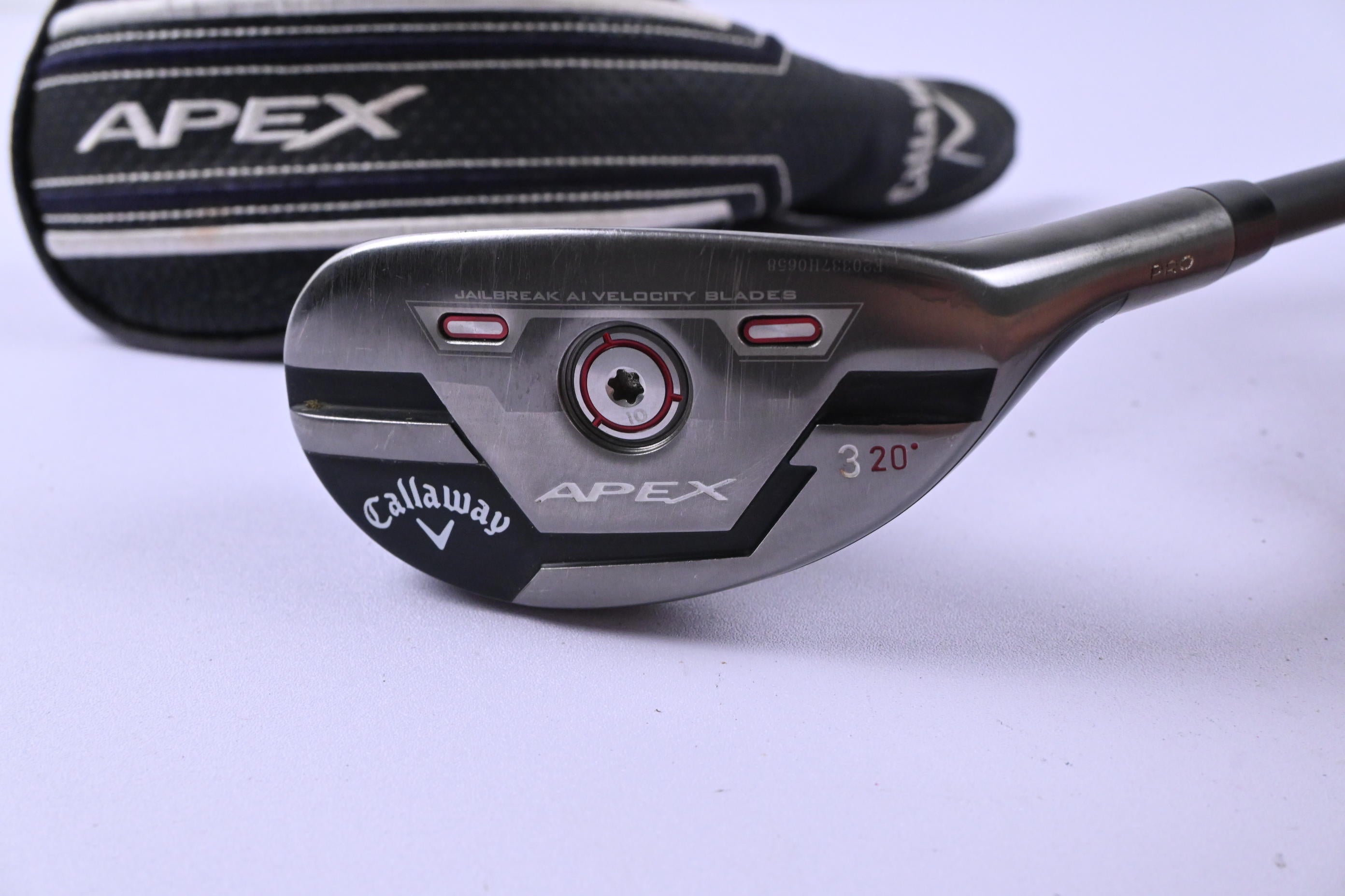 Callaway Apex Pro 21 #3 Hybrid / 20 Degree / Stiff Flex MMT 80 Shaft