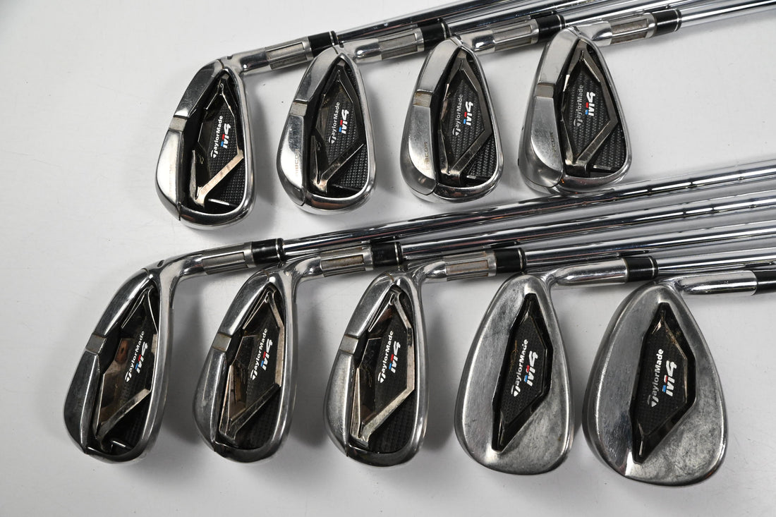 Taylormade M4 Irons / 4-PW+GW+SW / Stiff Flex KBS MAX 85 Shafts