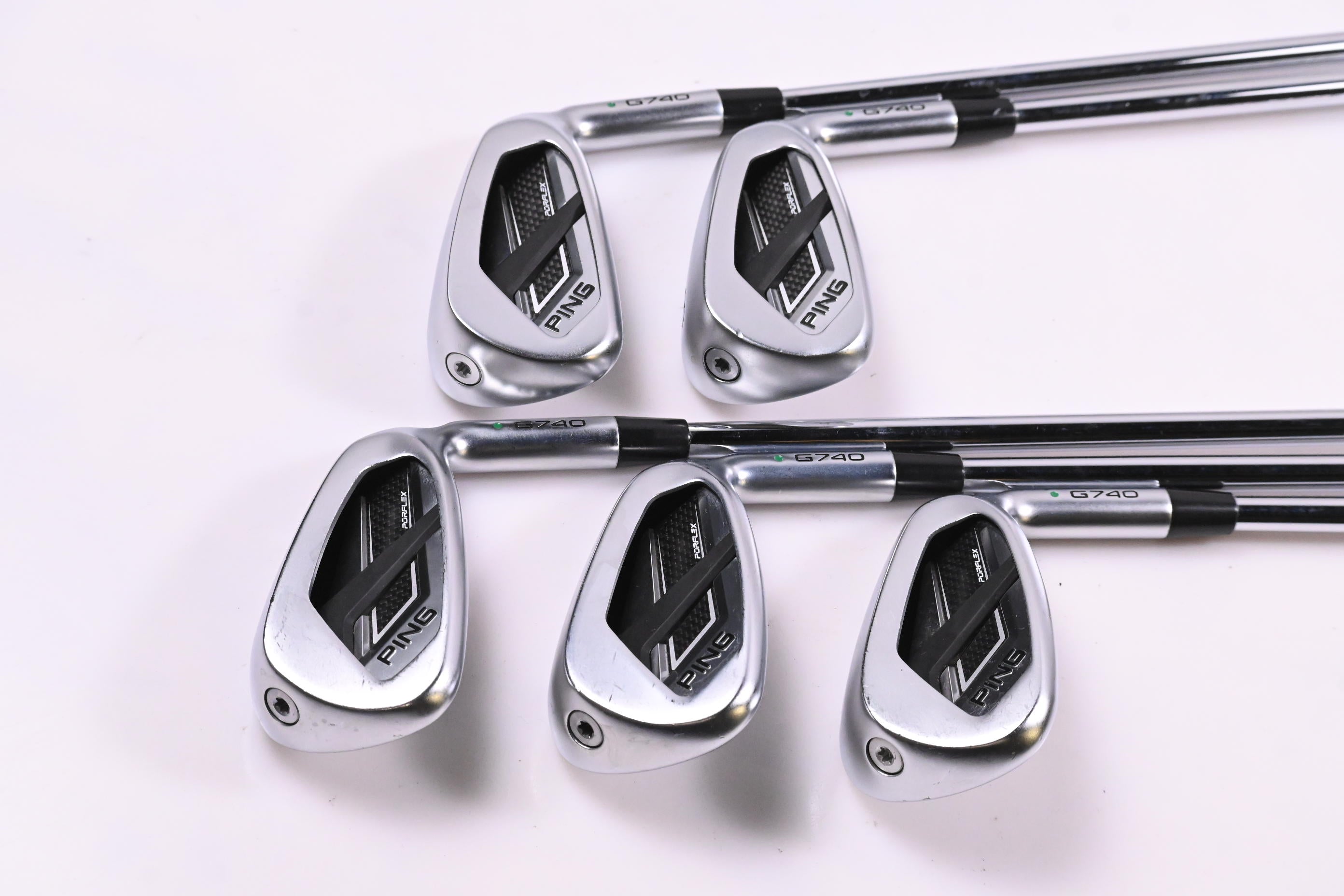 Ping G740 Irons / 7-PW+GW / Green Dot / Regular Flex N.S.Pro Modus³ Tour 115