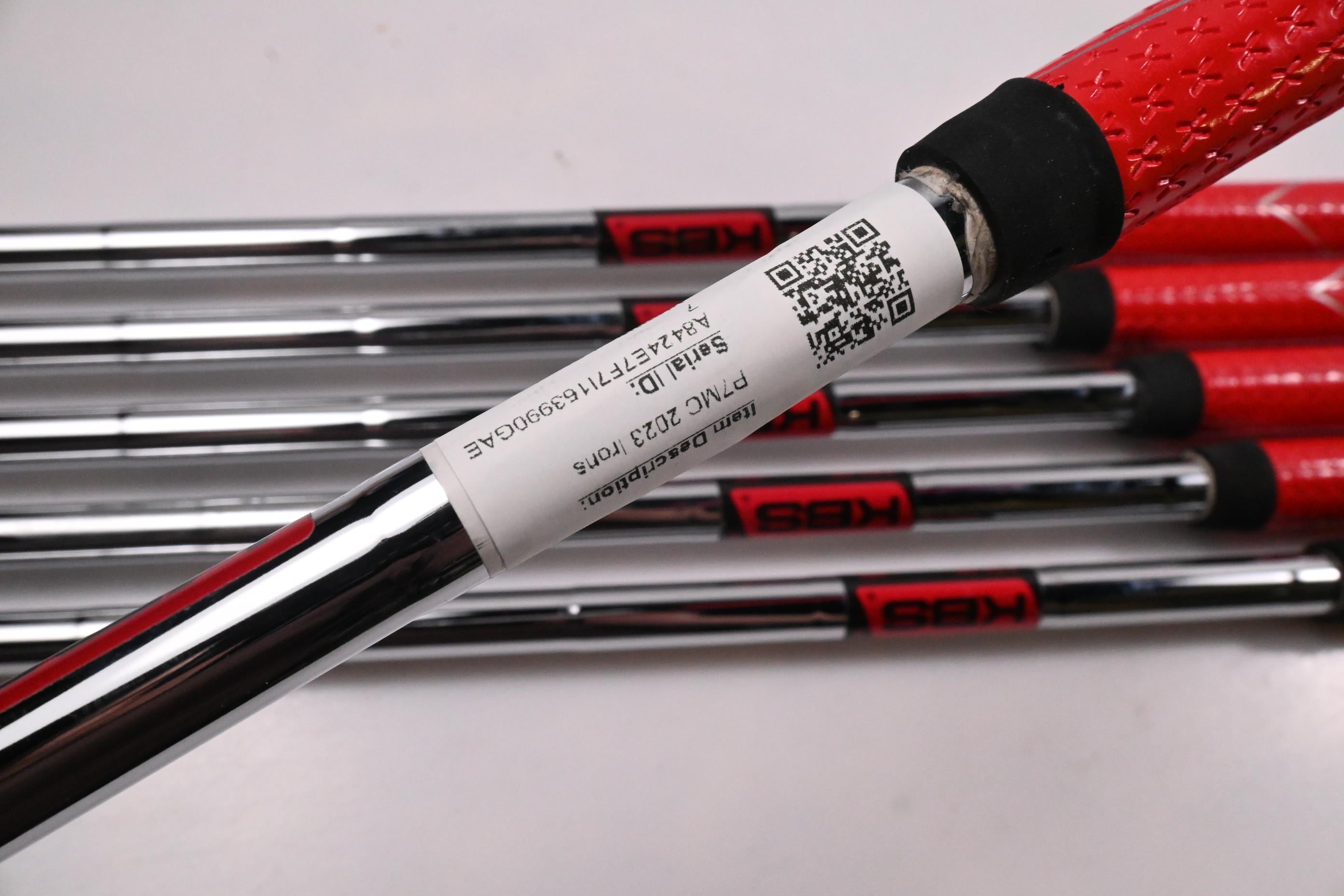 Taylormade P7MC 2023 Irons / 5-PW / Stiff Flex KBS Tour Shafts