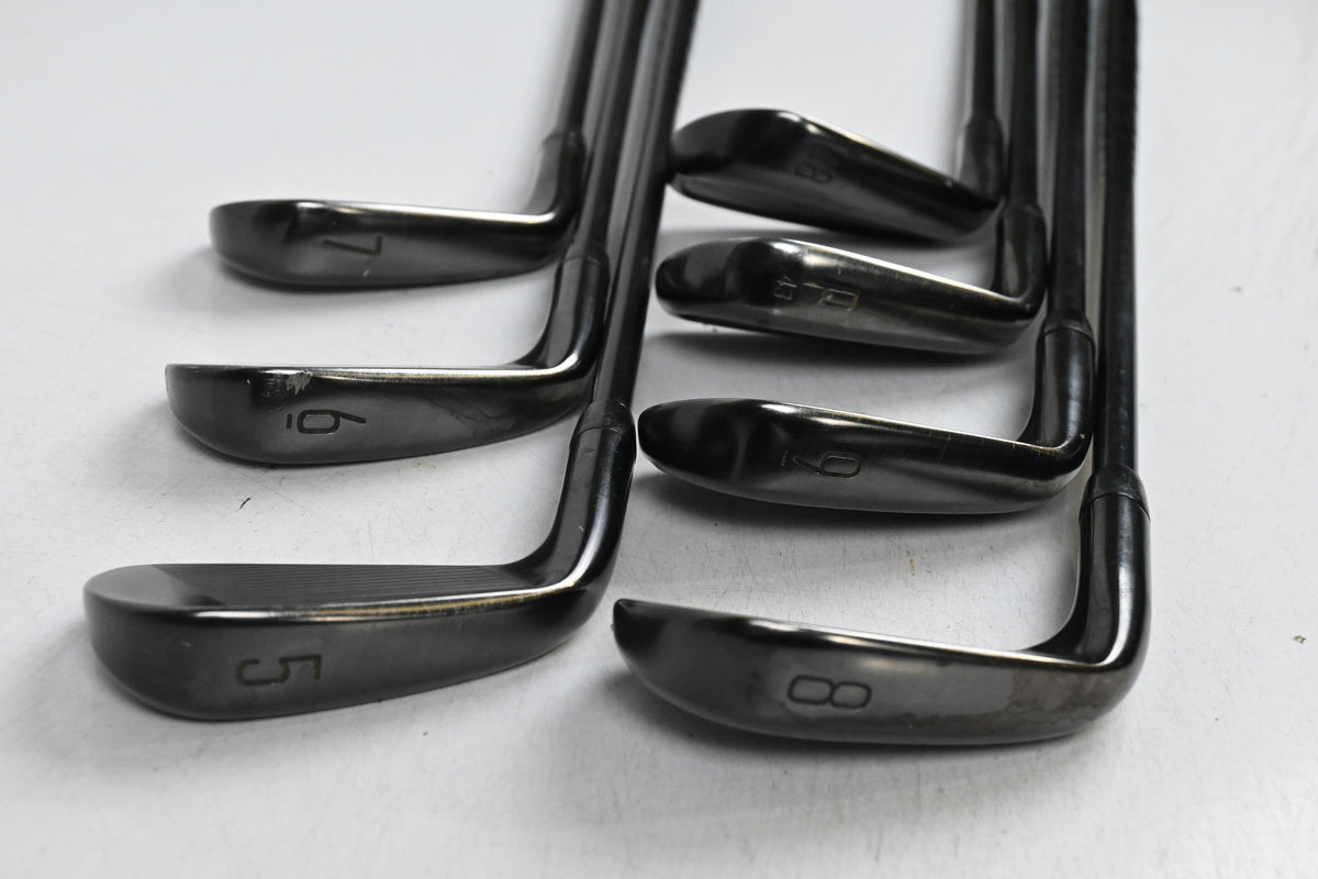 Titleist T200 Black Vapor Irons / 5-PW+GW / Stiff Flex AMT Black S300 Shafts